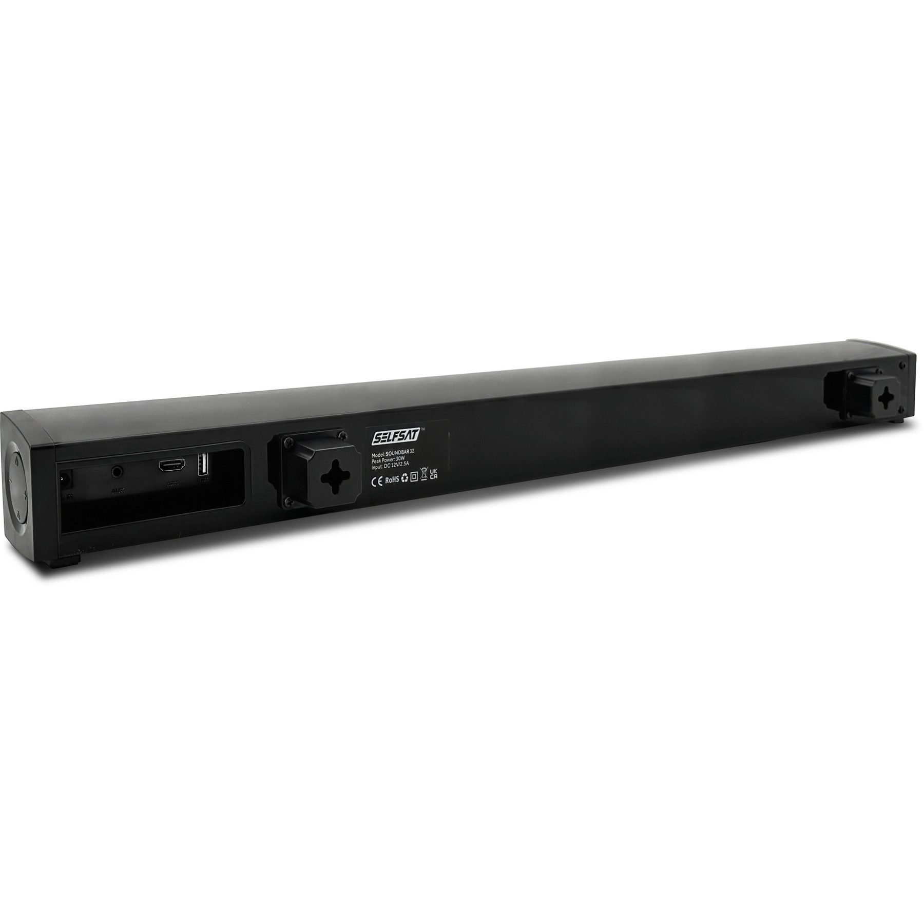 Selfsat SELFSAT Soundbar 32, 12/230 V, 30 W, schwarz Lautsprecher