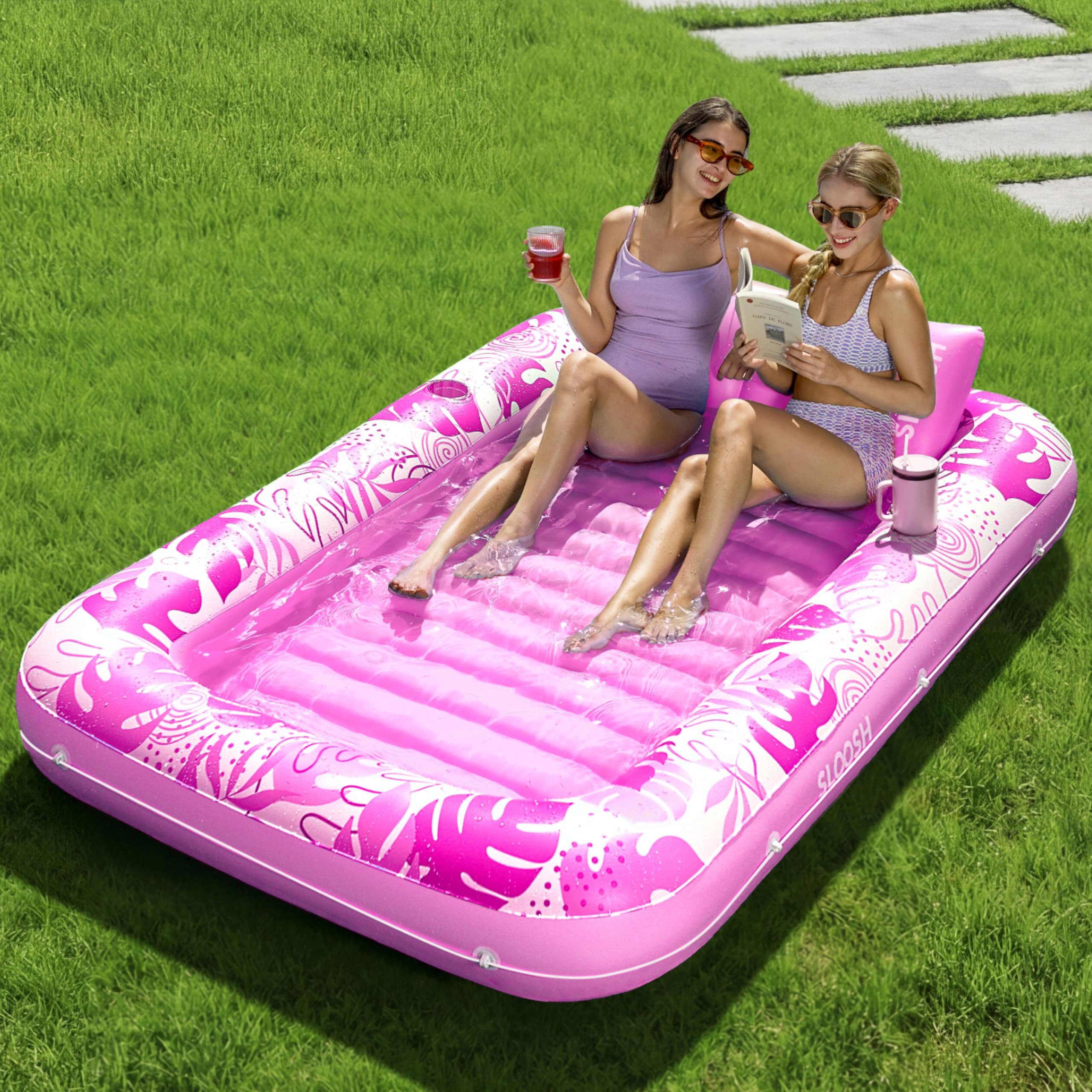 sloosh Luftmatratze SLOOSH Aufblasbare Tanning Pool, aufblasbarer Luftmatratze