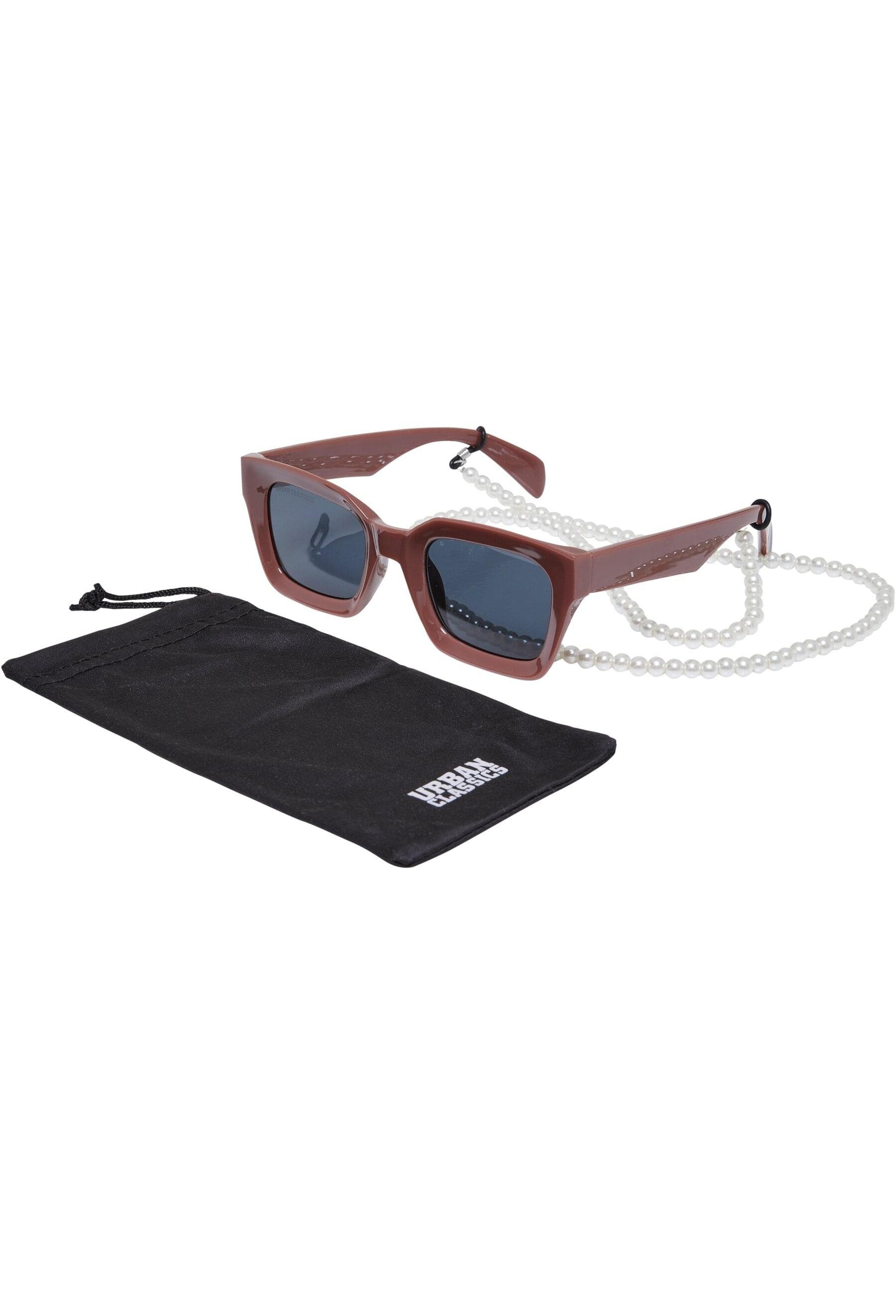 URBAN CLASSICS Sonnenbrille With Sunglasses Unisex Poros terracotta Chain