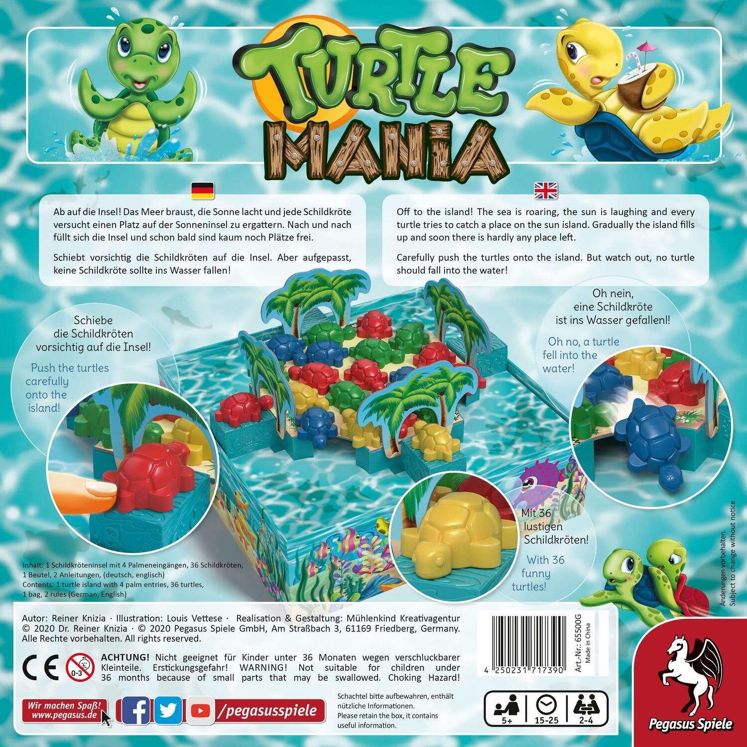 Mania Spiele Pegasus Turtle Spiel,