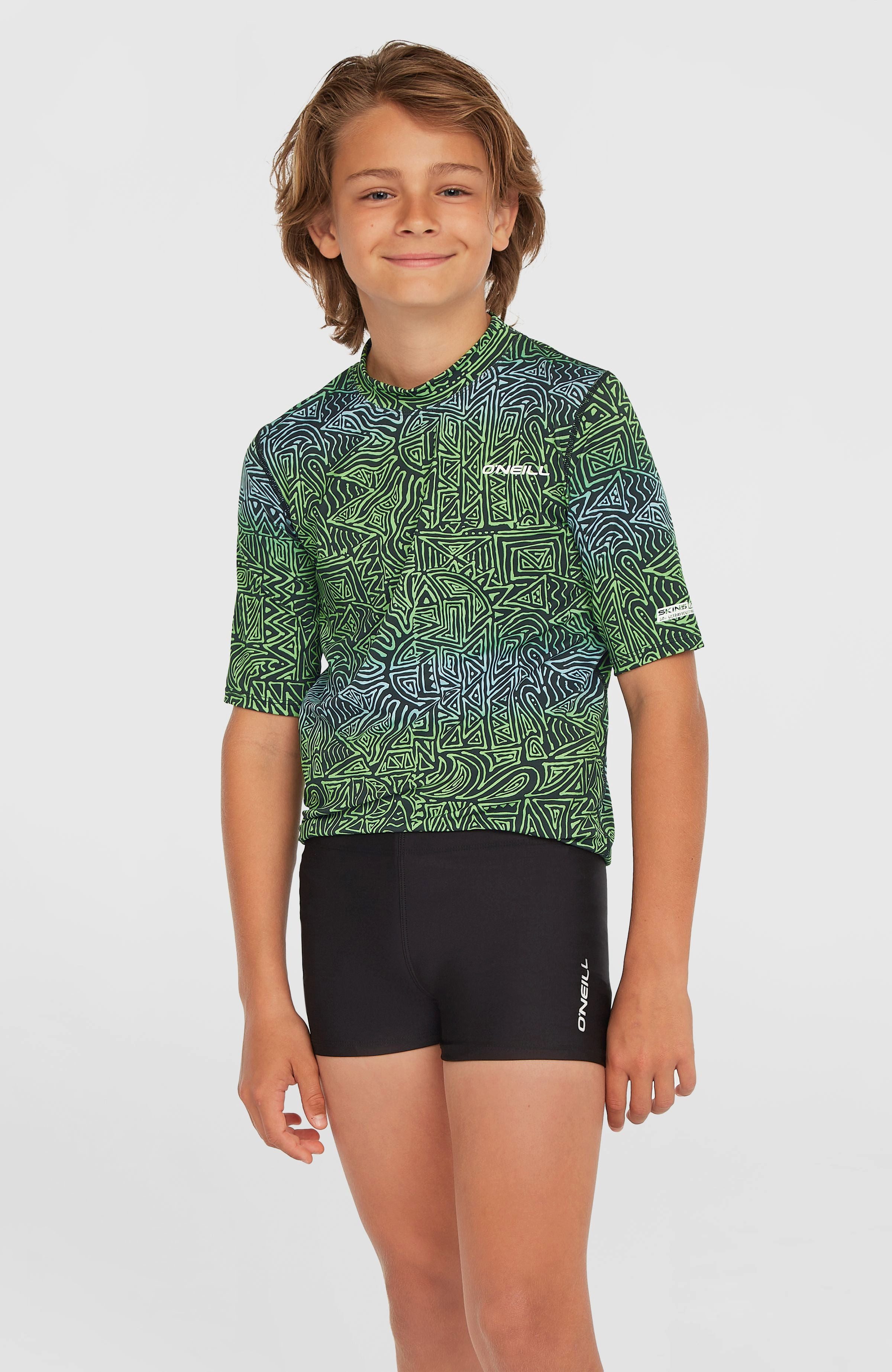 O'Neill Badeshorts O'NEILL RACERS mit Markenmotiv am Bein, aus Polyester und Elasthan