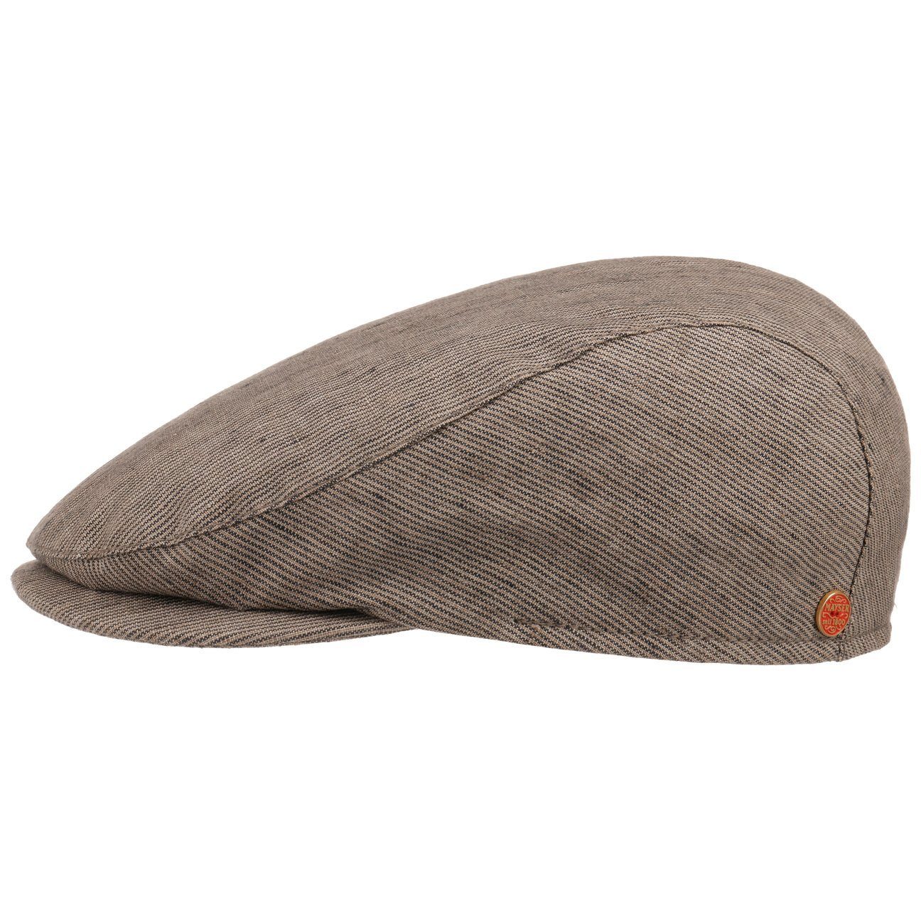 EU in Mayser Made beige the (1-St) Flat Schirmmütze mit Cap Schirm,