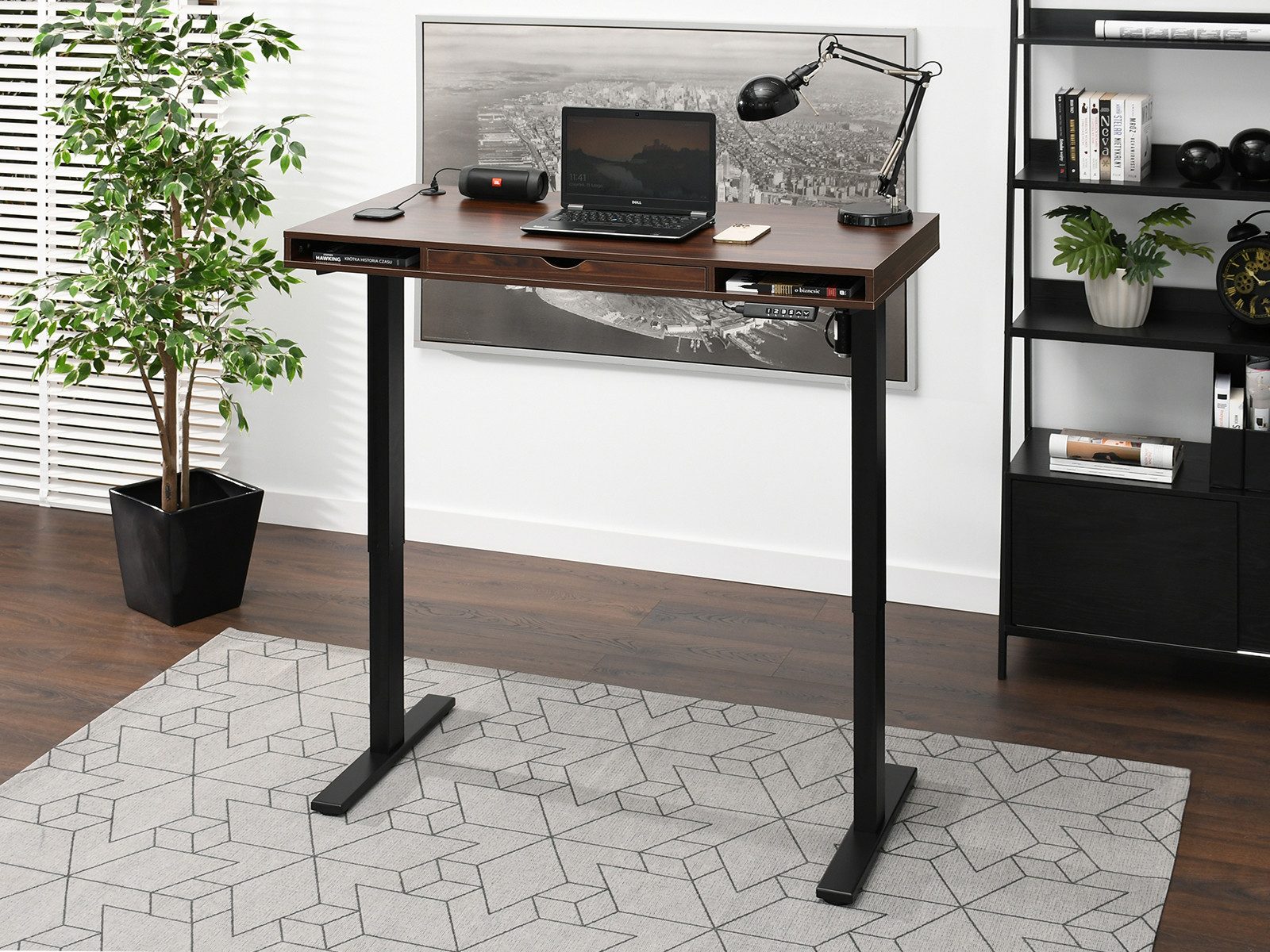 Compleo Schreibtisch höhenverstellbarer schreibtisch mit Schublade OTTSO