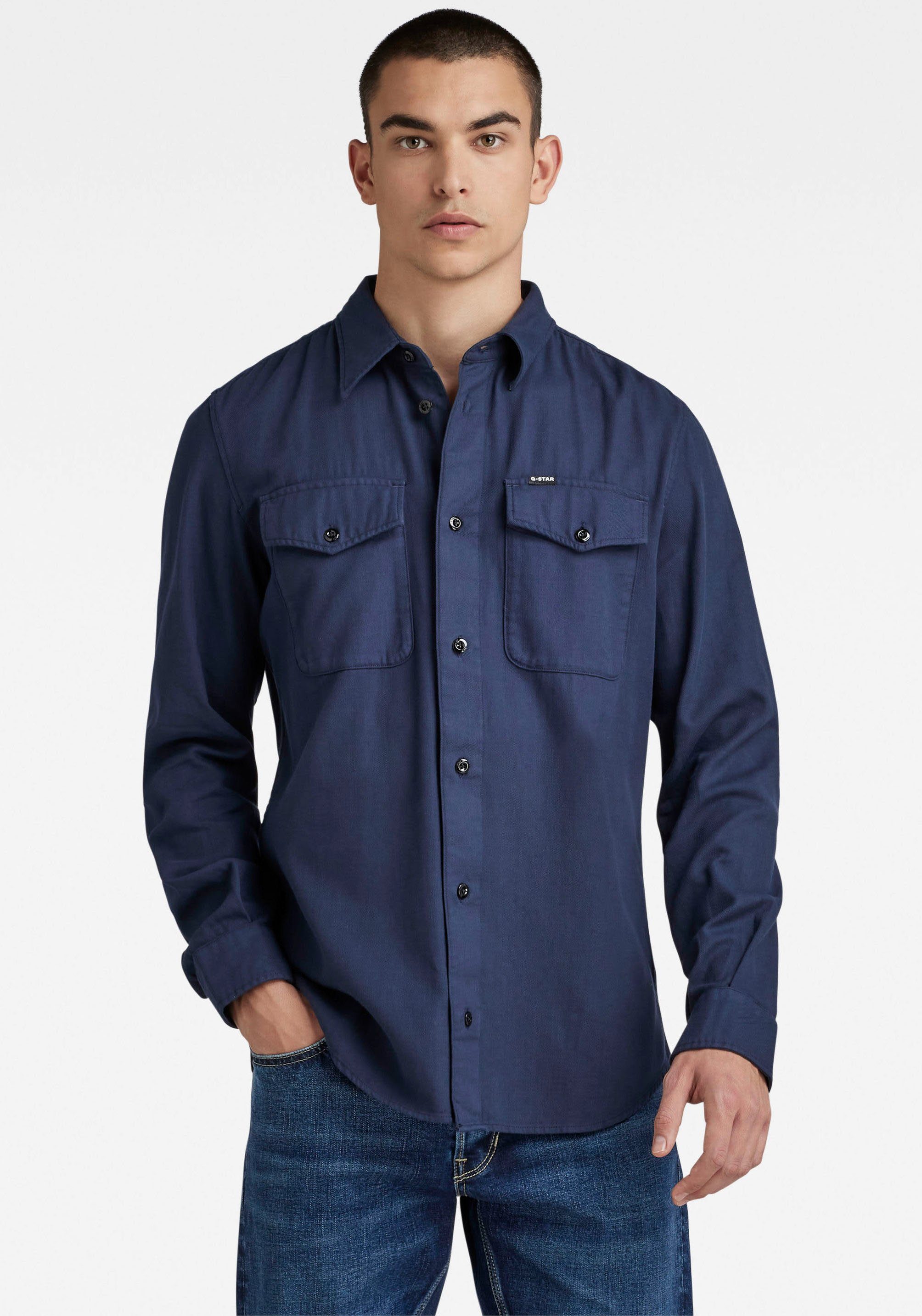 G-Star RAW Jeanshemd Marine Slim