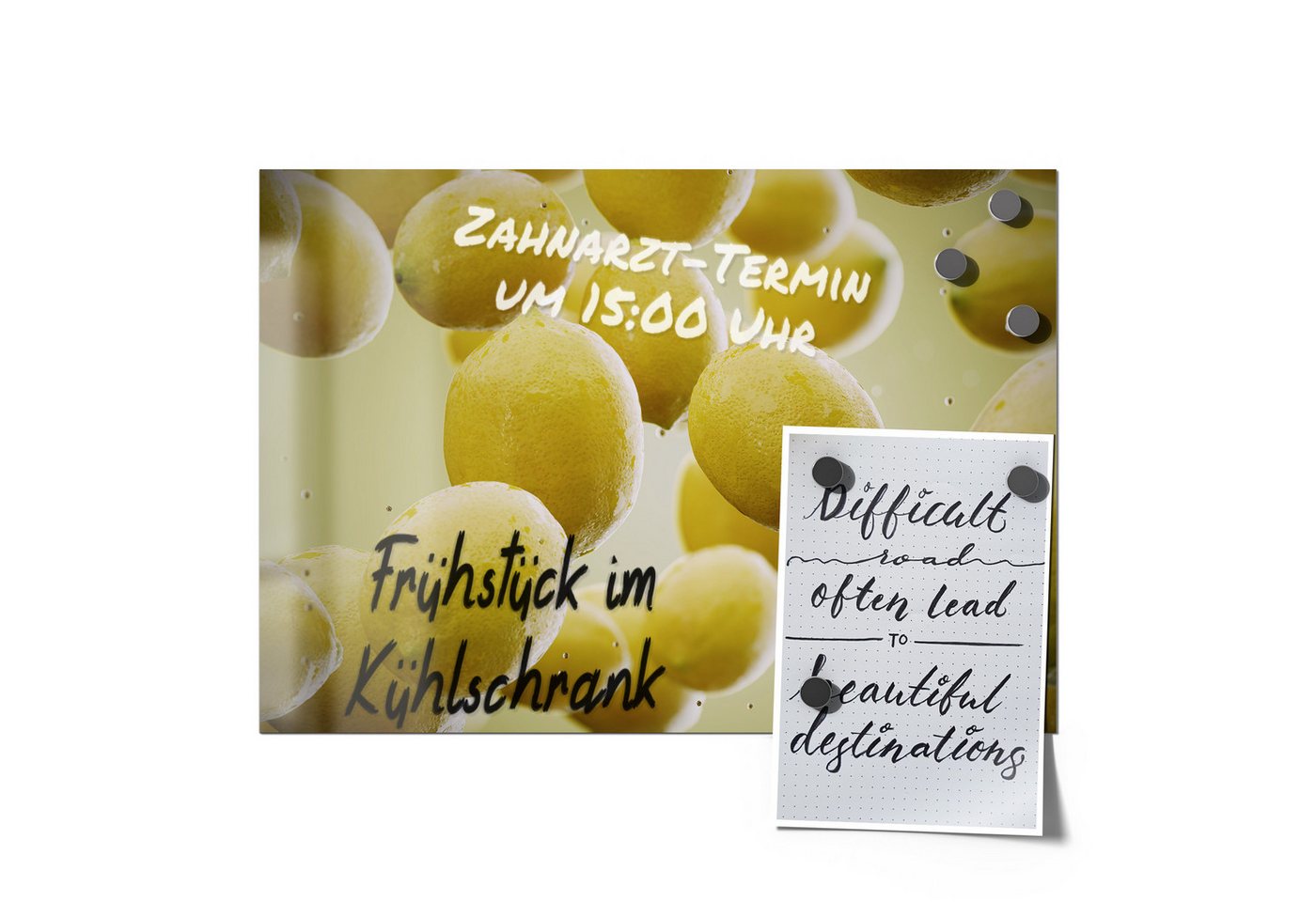 Thumbnail - DEQORI Magnetfolie 'Frische Sommerträume', beschreibbar universal Magnetmatte magnetisch Folie Planer Kalender