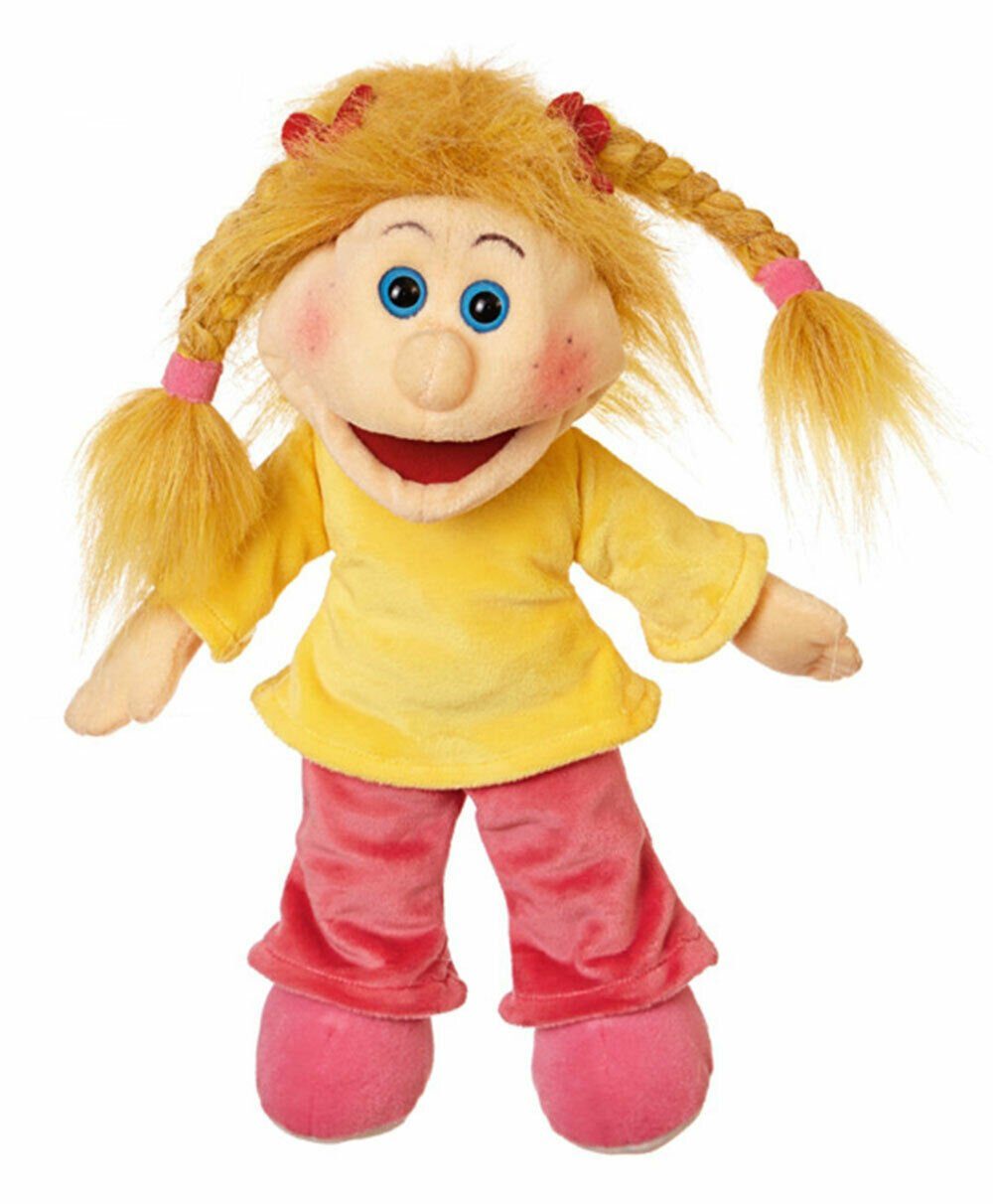 Living Puppets Handpuppe Living Puppets Handpuppe Sandra 35 cm W682 (Packung), Sehr gut geeignet um Geschichten zu erzählen