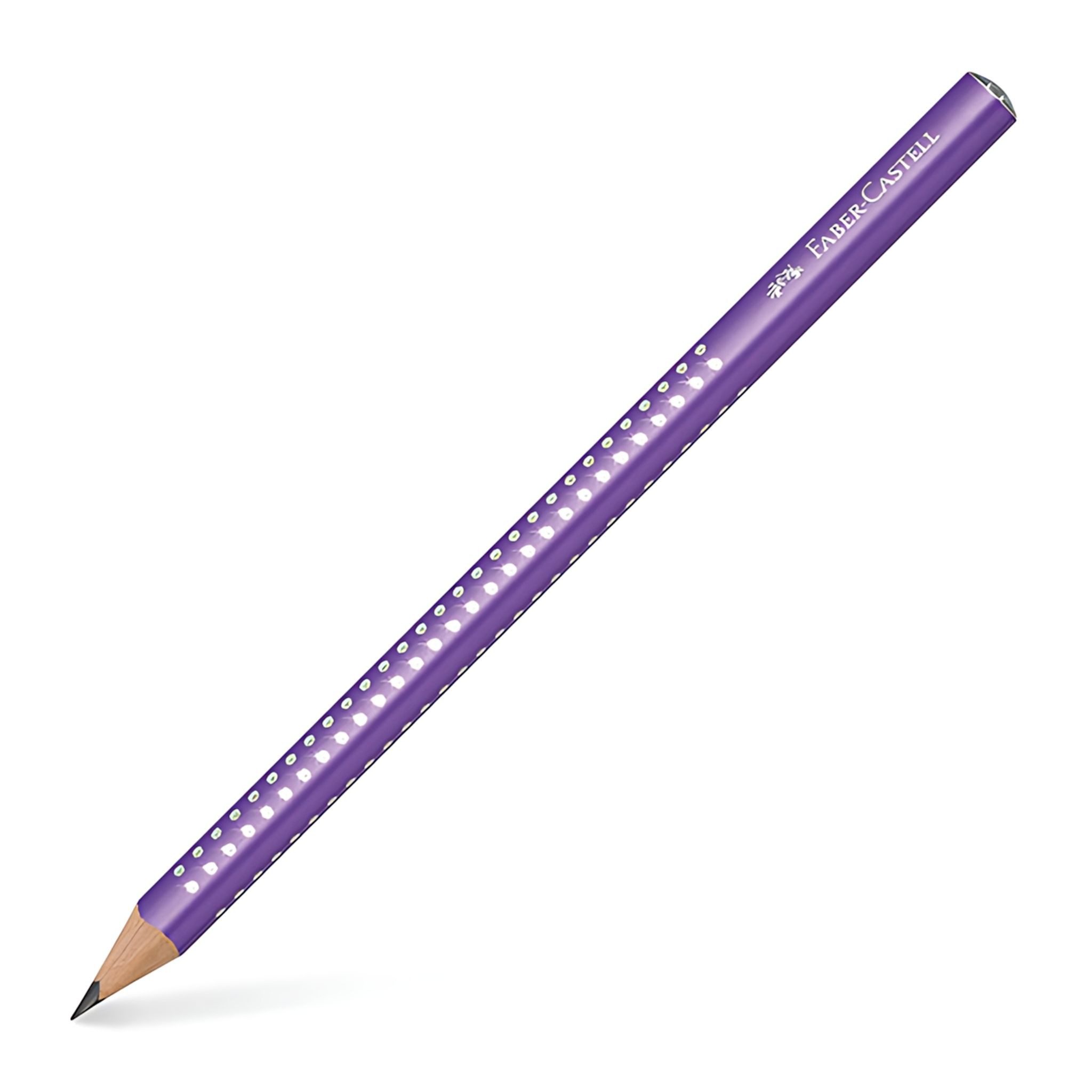 Faber-Castell Bleistift Faber Castell Bleistift Sparkle Jumbo B pearl lila