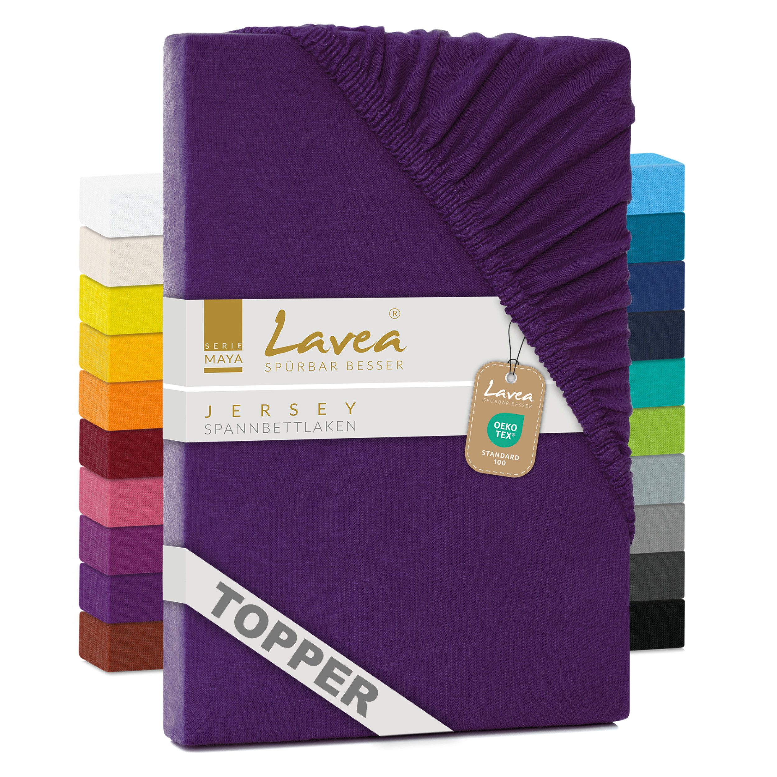Lavea Spannbettlaken Maya, in Gr. 60x140, günstig online kaufen