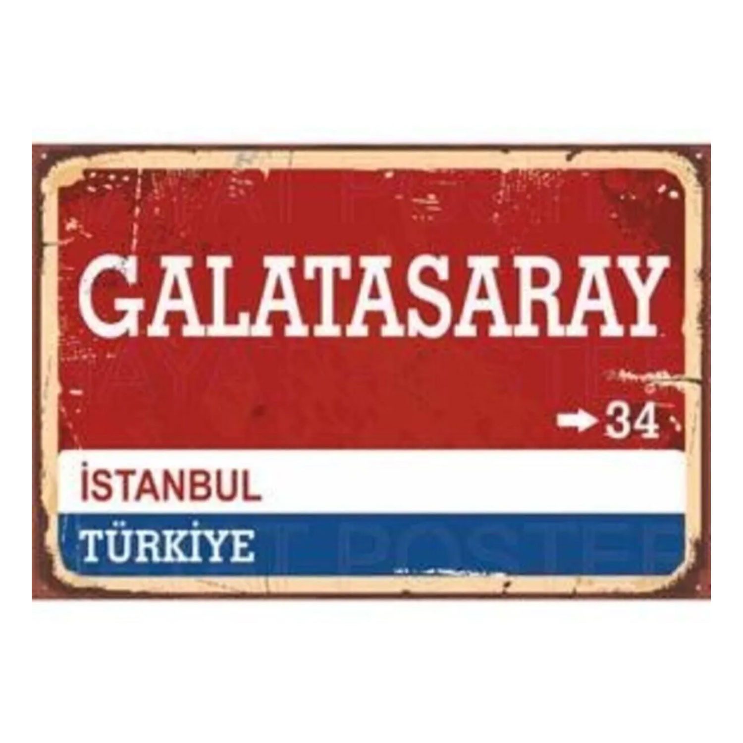 Jungengel Wandbild Galatasaray 20x30cm Istanbild Wandposter günstig online kaufen