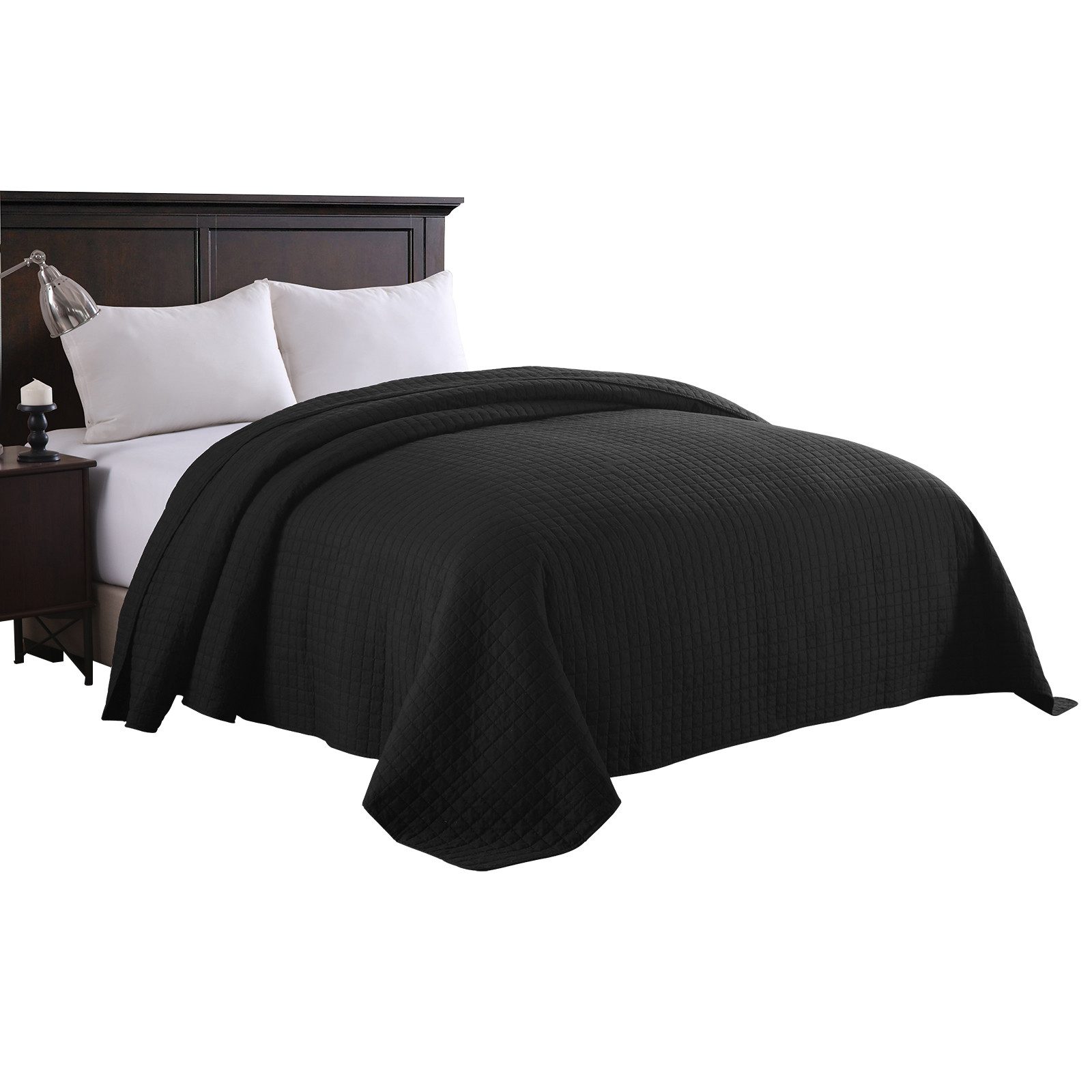 Woltu Tagesdecke, Patchwork Wendedesign Kariert, unterfüttert und Gesteppt günstig online kaufen