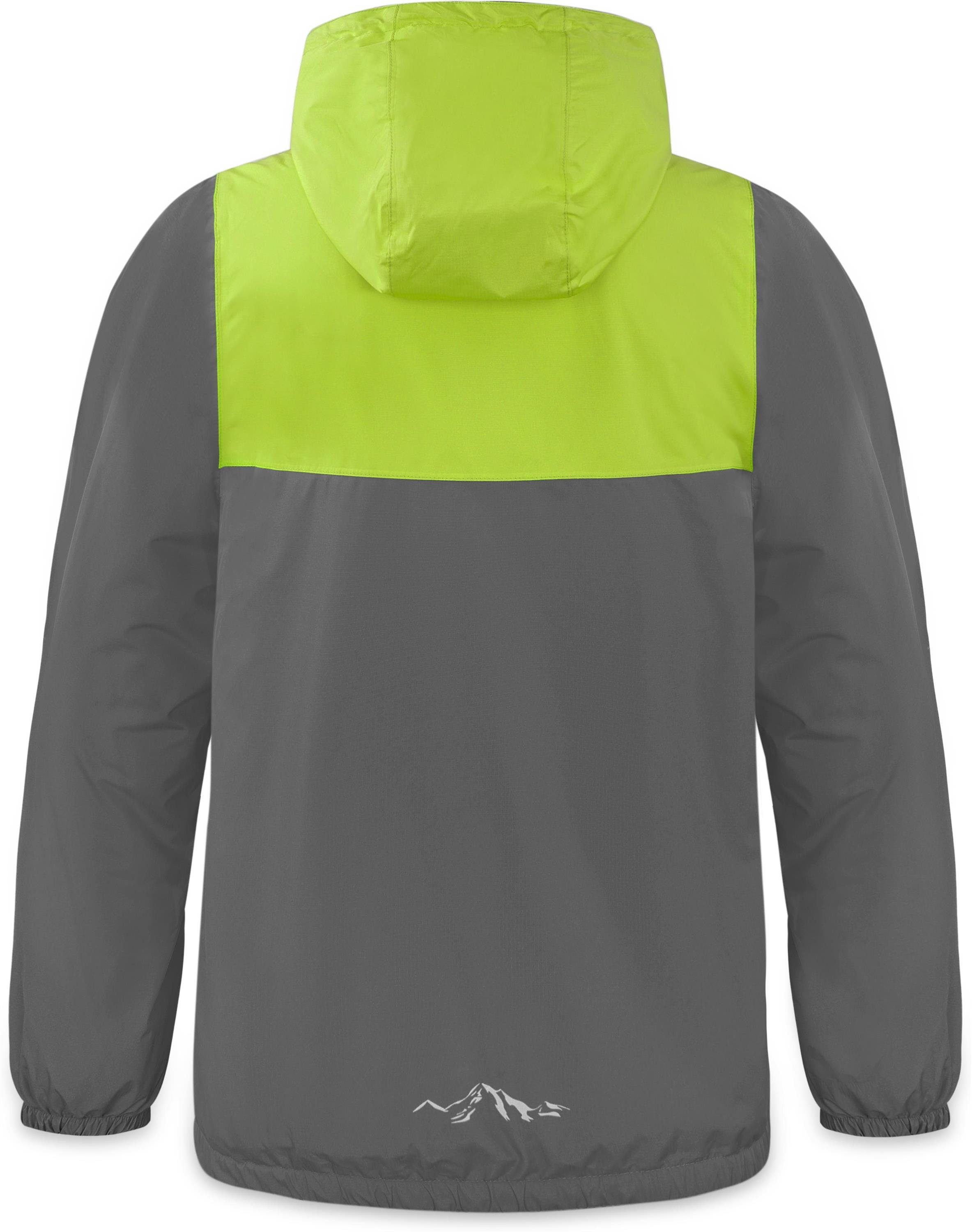 normani Windbreaker Kinder Windbreaker Mayo Unisex Winterjacke Regenjacke wasserdichter Anorak mit Reflektoren
