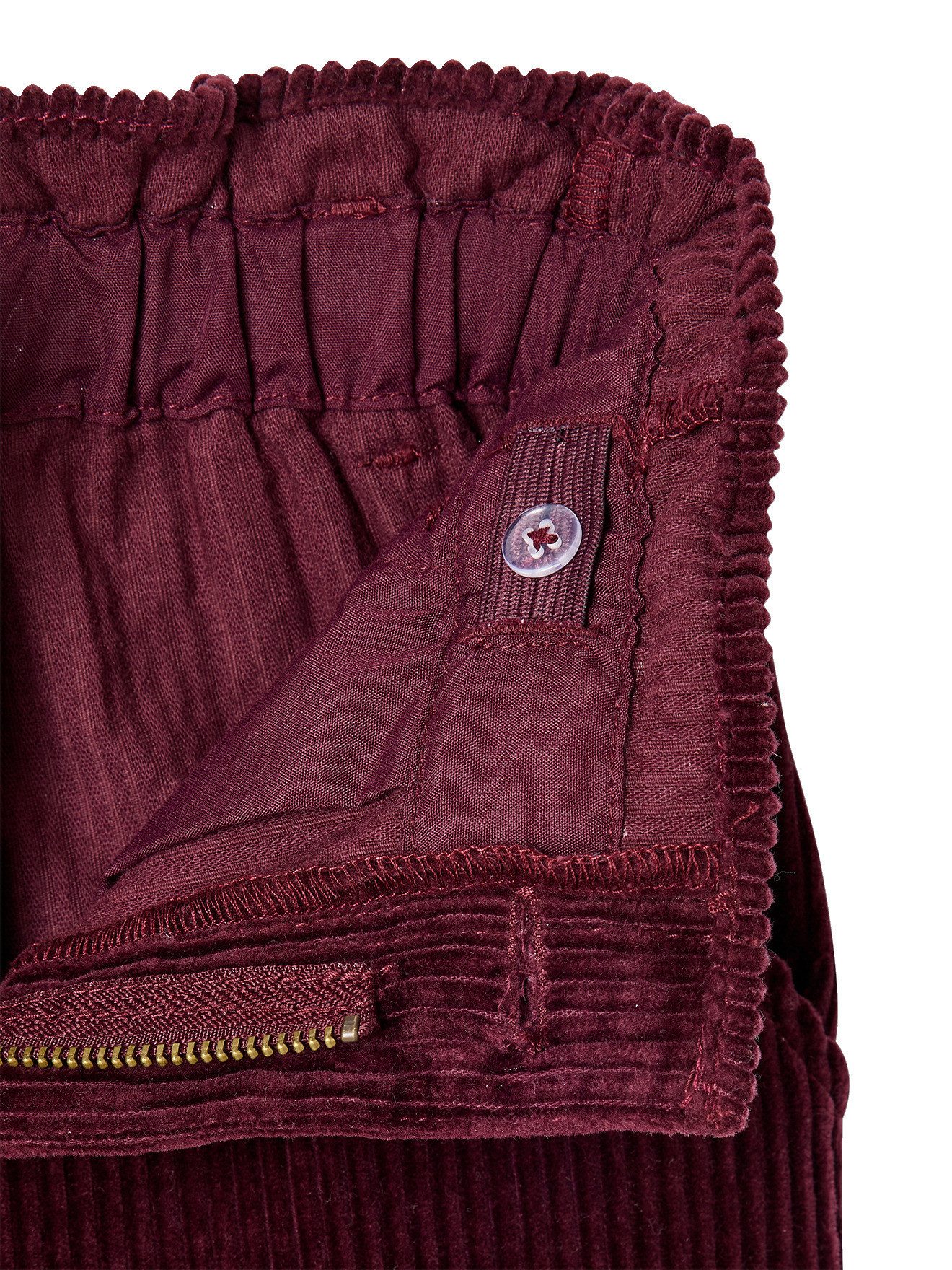 vertbaudet Cordhose Weite Mädchen Cordhose mit Paperbag-Bund – Bild 3 von 5