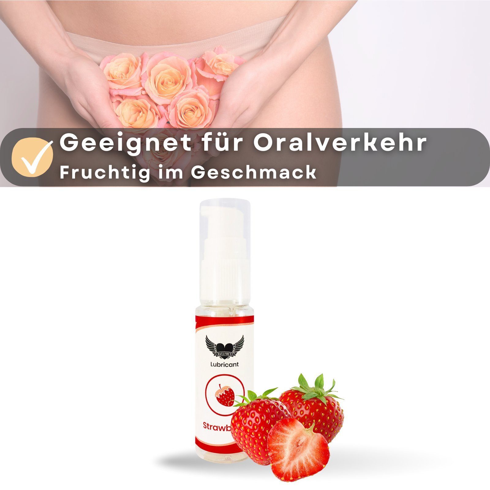 Geschmack 30ml - Erdbeere Lovelyness mit Gleitgel