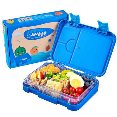 ecosa Lunchbox EO-8170 yummy buddy Kinder Brotdose, Tritan, (Brotdose, 4-tlg), Kinderfreundliche Verriegelung,BPA-Frei,Auslaufsicher,Vesperdose