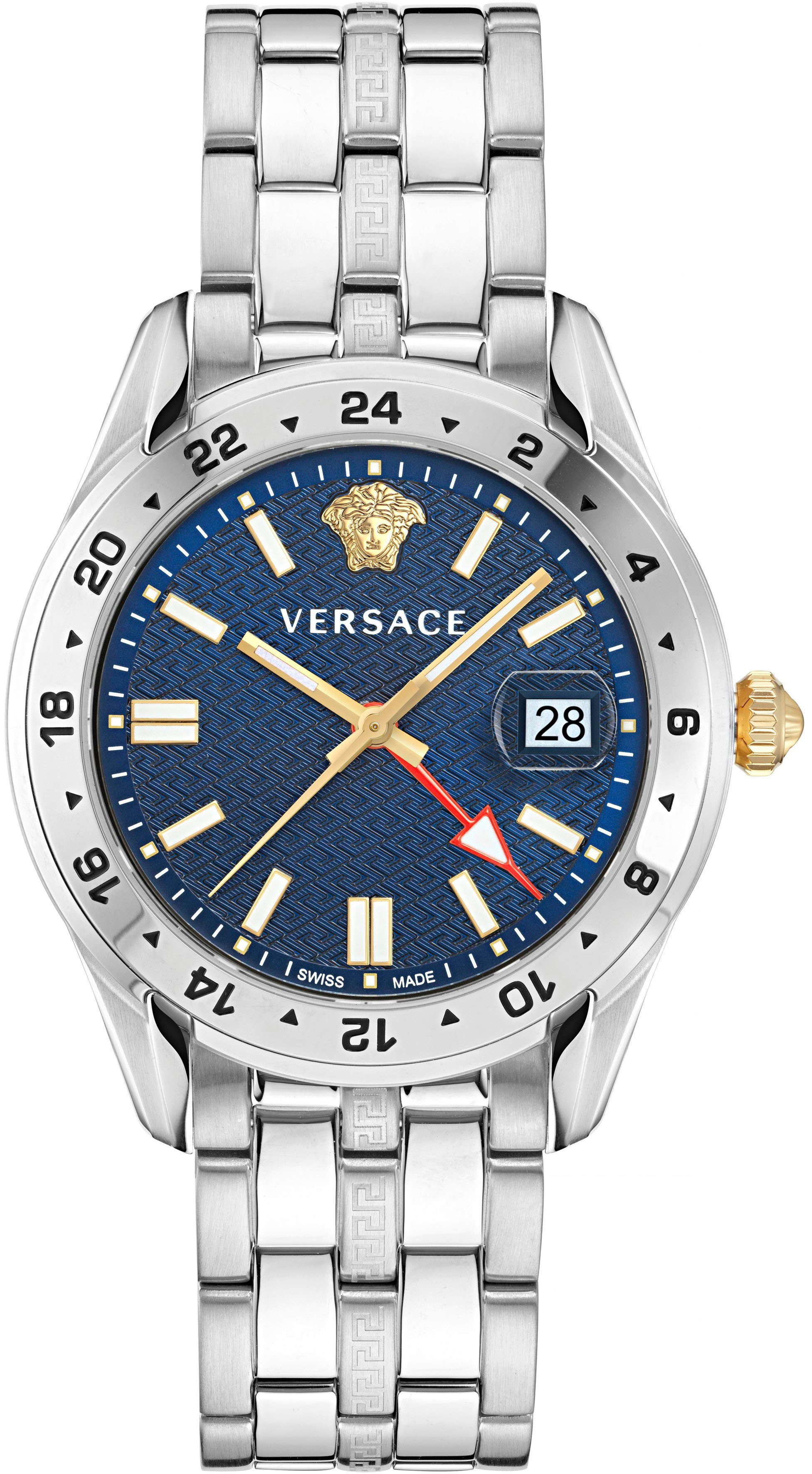 Versace GRECA GMT, VE7C00523 TIME Quarzuhr
