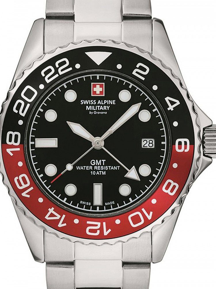 Swiss Alpine Military Quarzuhr Swiss Alpine Military 7052.1136 Herren 42mm 10ATM