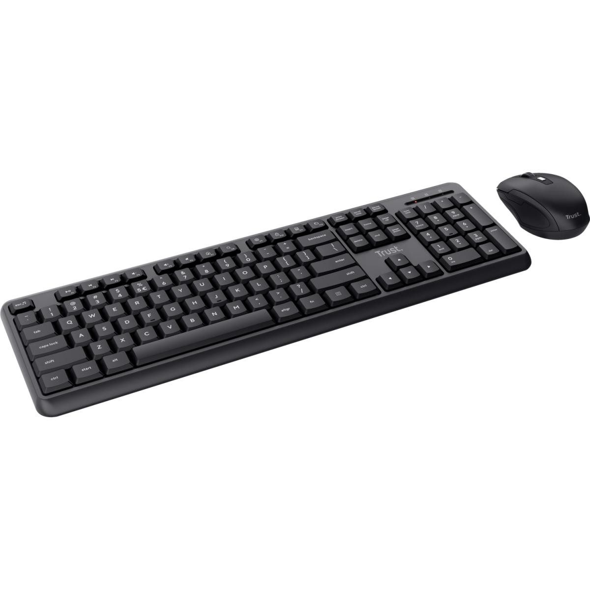 Trust Kombi Wireless TKM-350 Tastatur- und Maus-Set