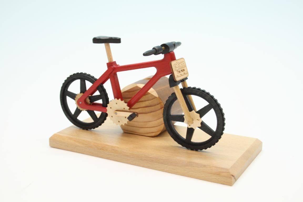 Räuchermännchen Räucherfigur Fahrrad rot EBM BxHxT 21x9x14cm NEU