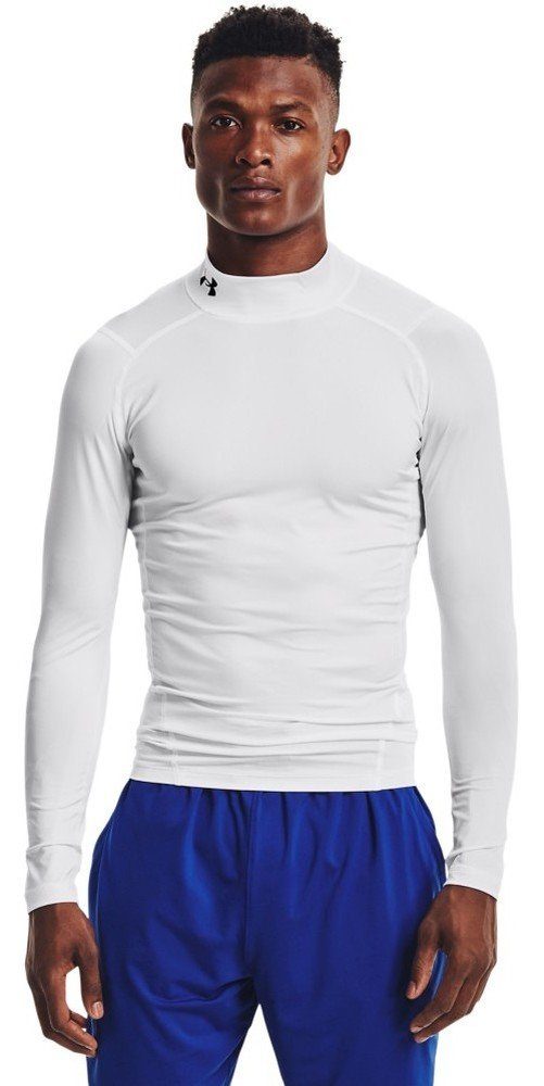 Under Armour® Longsleeve 090 Mock HeatGear Heather Carbon Langarm-Oberteil