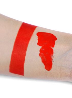 Maskworld Theaterschminke aqua make-up rot Hagebutte Wasserschminke, Hochwertige rote Wasserschminke mit 12 Gramm Inhalt