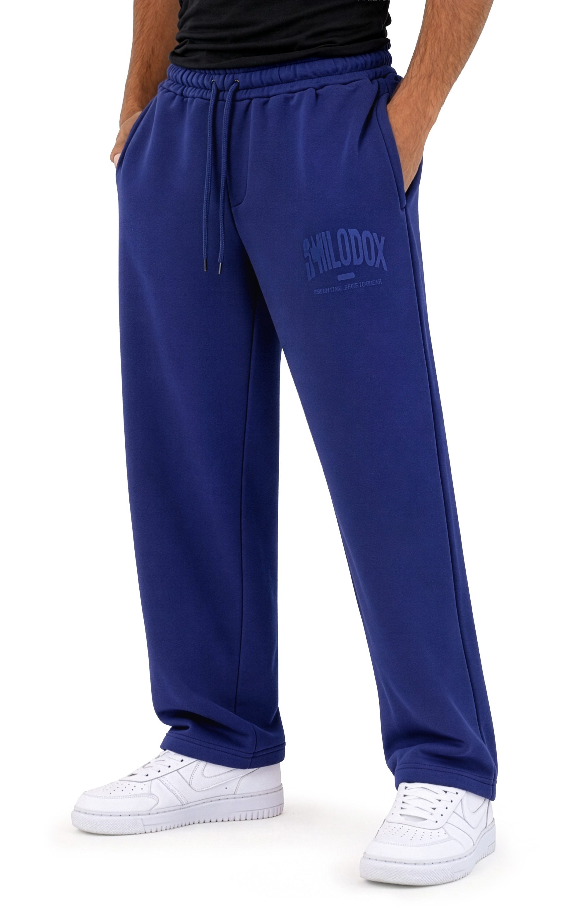 Jogginghose Oswin, Trainingshose Herren, Baggy Fit mit elastischem Bund, Gym