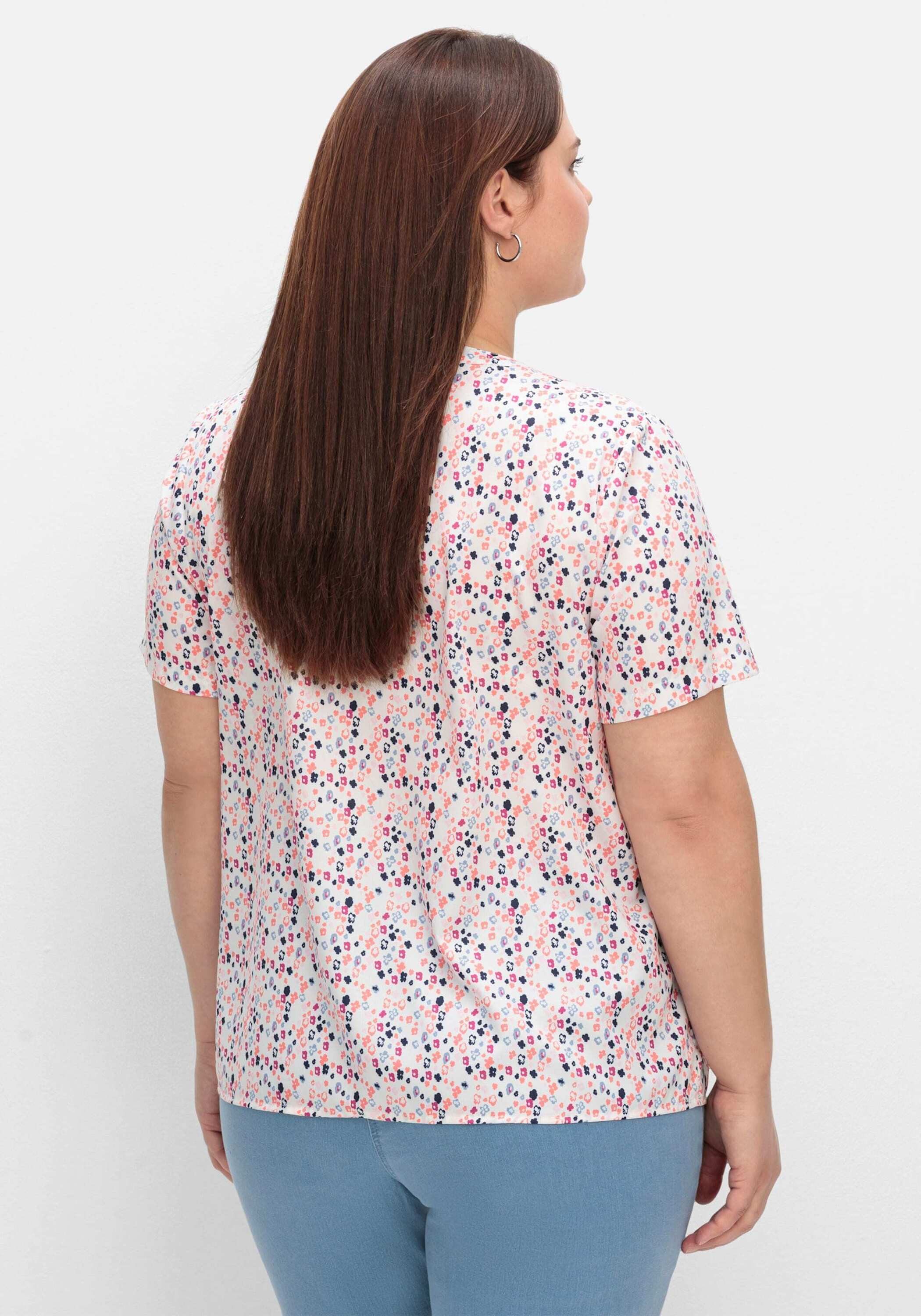 Sieh an! Klassische Bluse Schlupfbluse Kurzarm günstig online kaufen