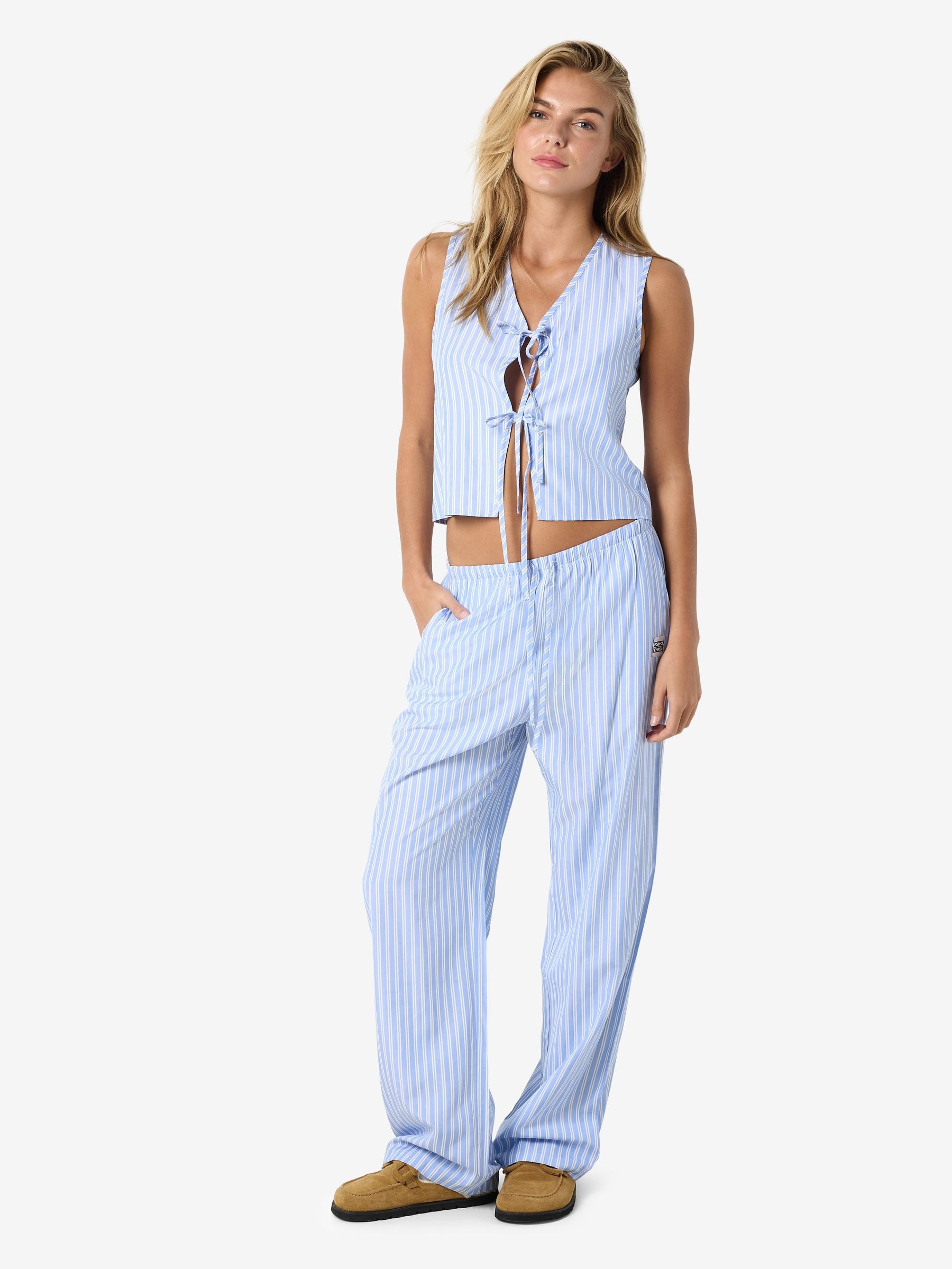 Noisy may Stoffhose Gestreift Freizeithose mit günstig online kaufen