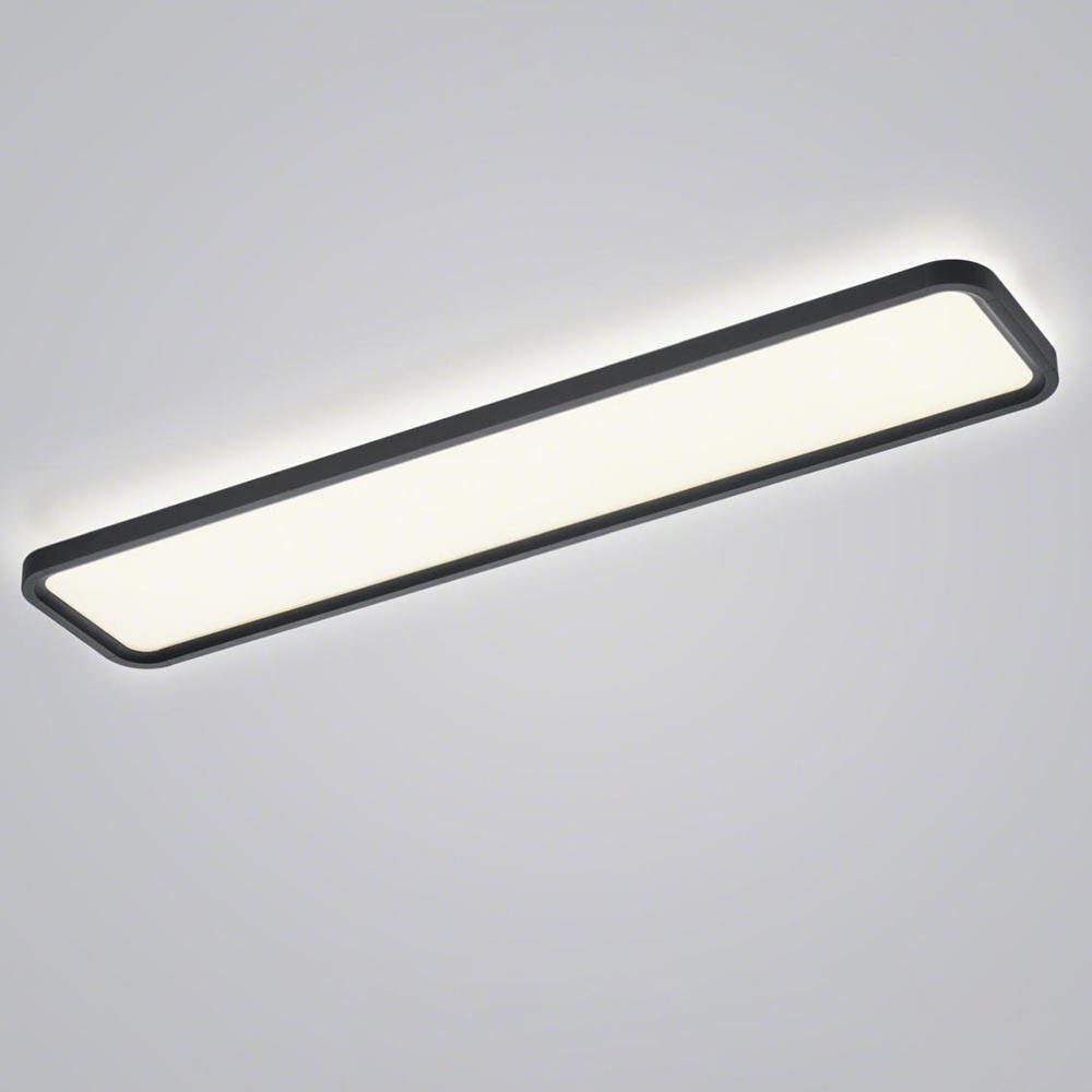 Helestra LED Panel LED Leuchtmittel Vesp enthalten: Ja, 260x1200mm, LED, fest Angabe, in Schwarz-matt LED warmweiss, 50W Deckenpanel keine Panele verbaut, 2870lm