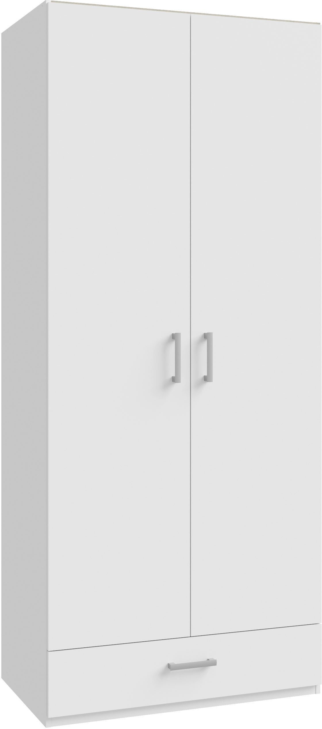 FORTE Kleiderschrank Drehtürenschrank, Stauraum, Schublade