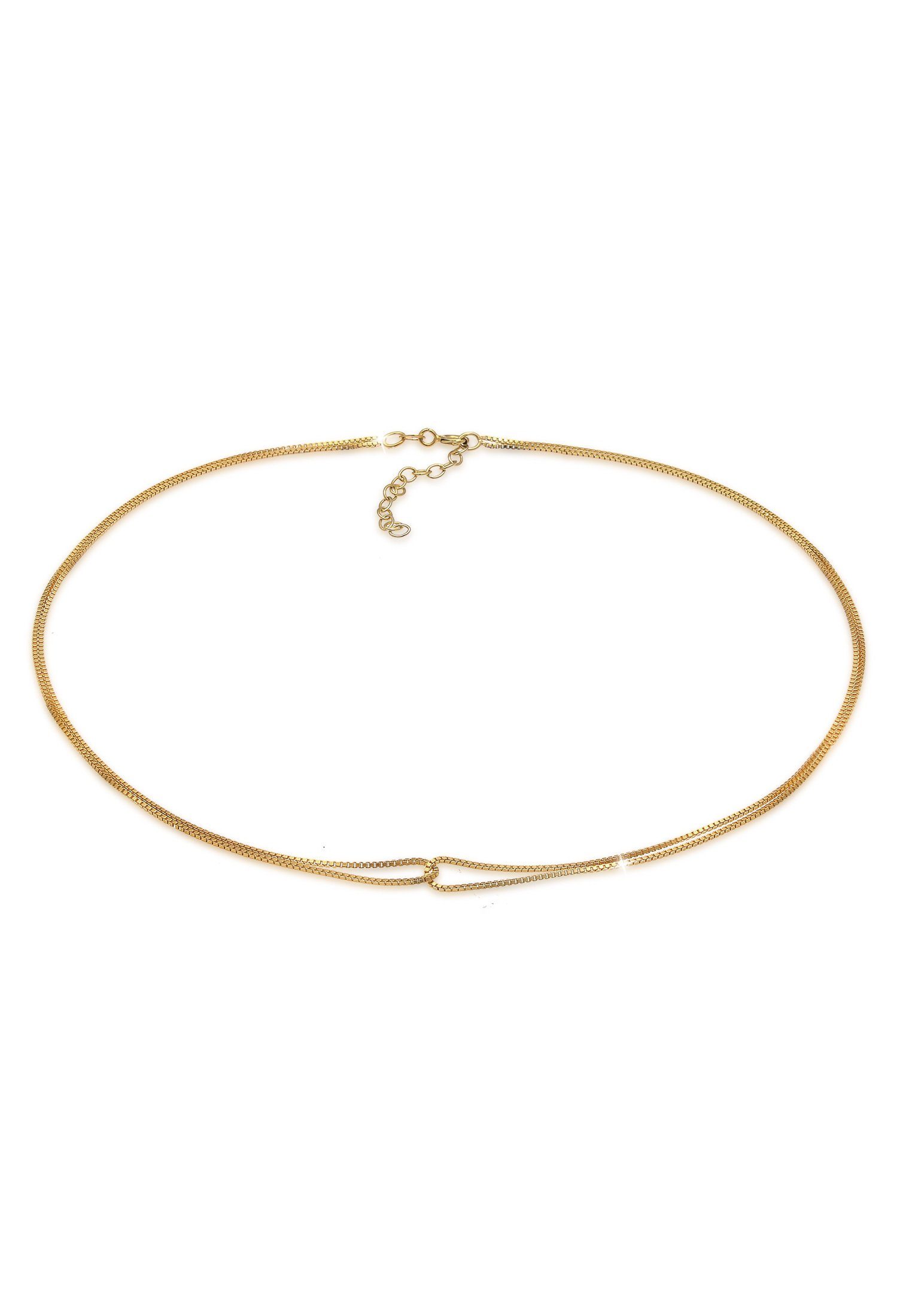 Elli Choker Choker Verschlungen Venezianer 925 Silber