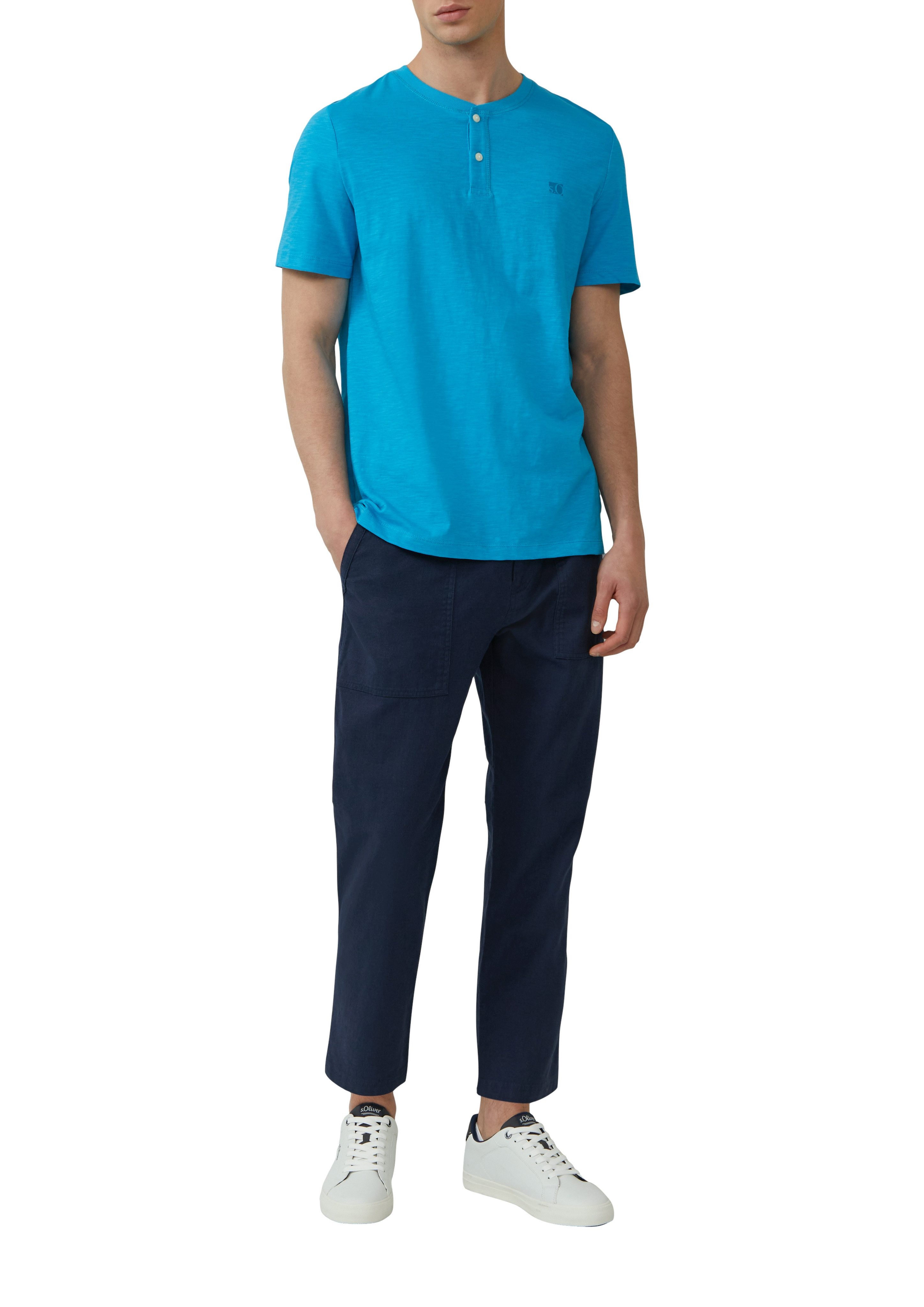 s.Oliver T-Shirt mit Logo Print günstig online kaufen