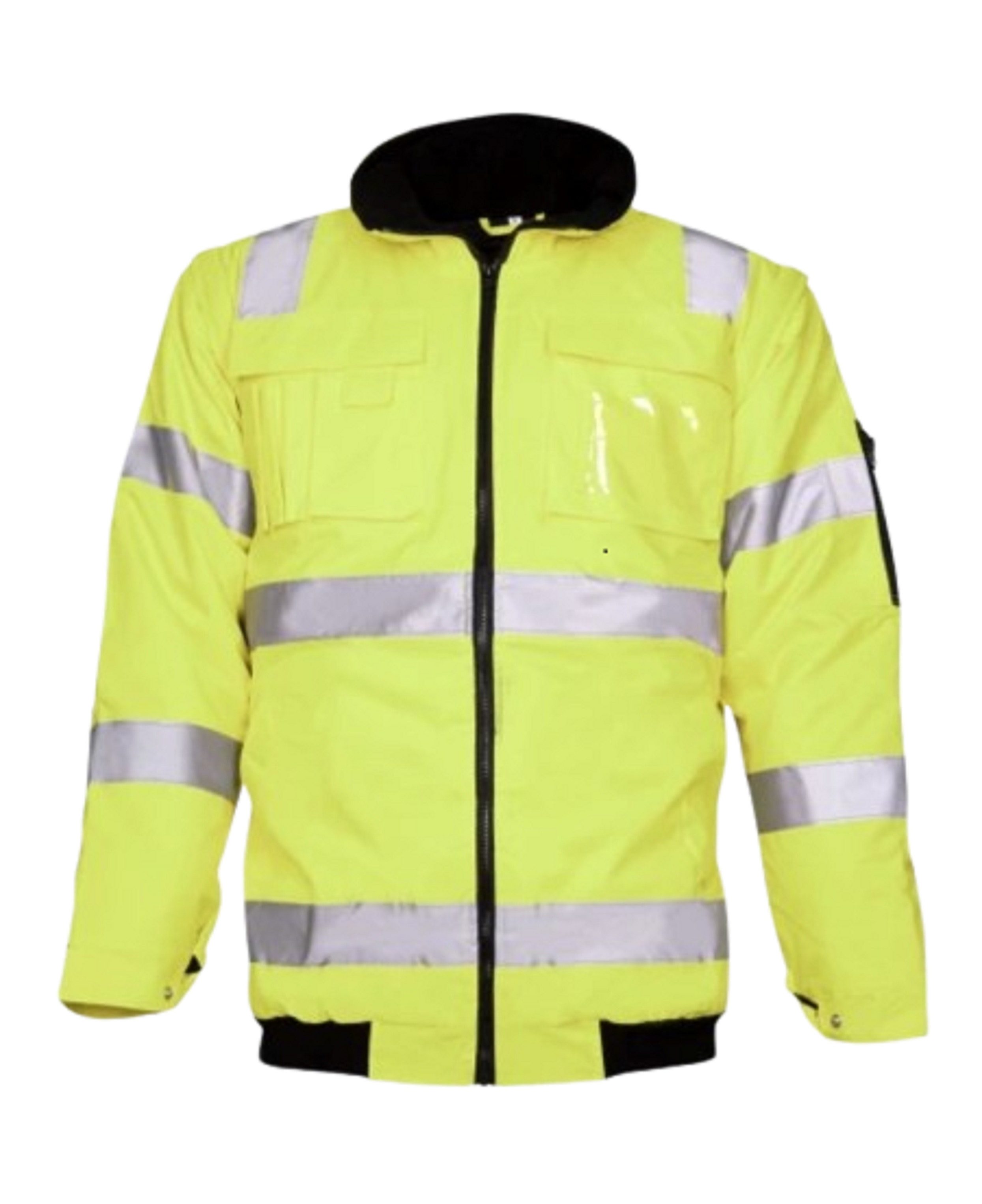 Ardon Safety Arbeitsjacke Warnschutzjacke ARDON® HOWARD gelb H8137 EN ISO 20471 Sicherheitsjacke Signalgelb High-Visibility