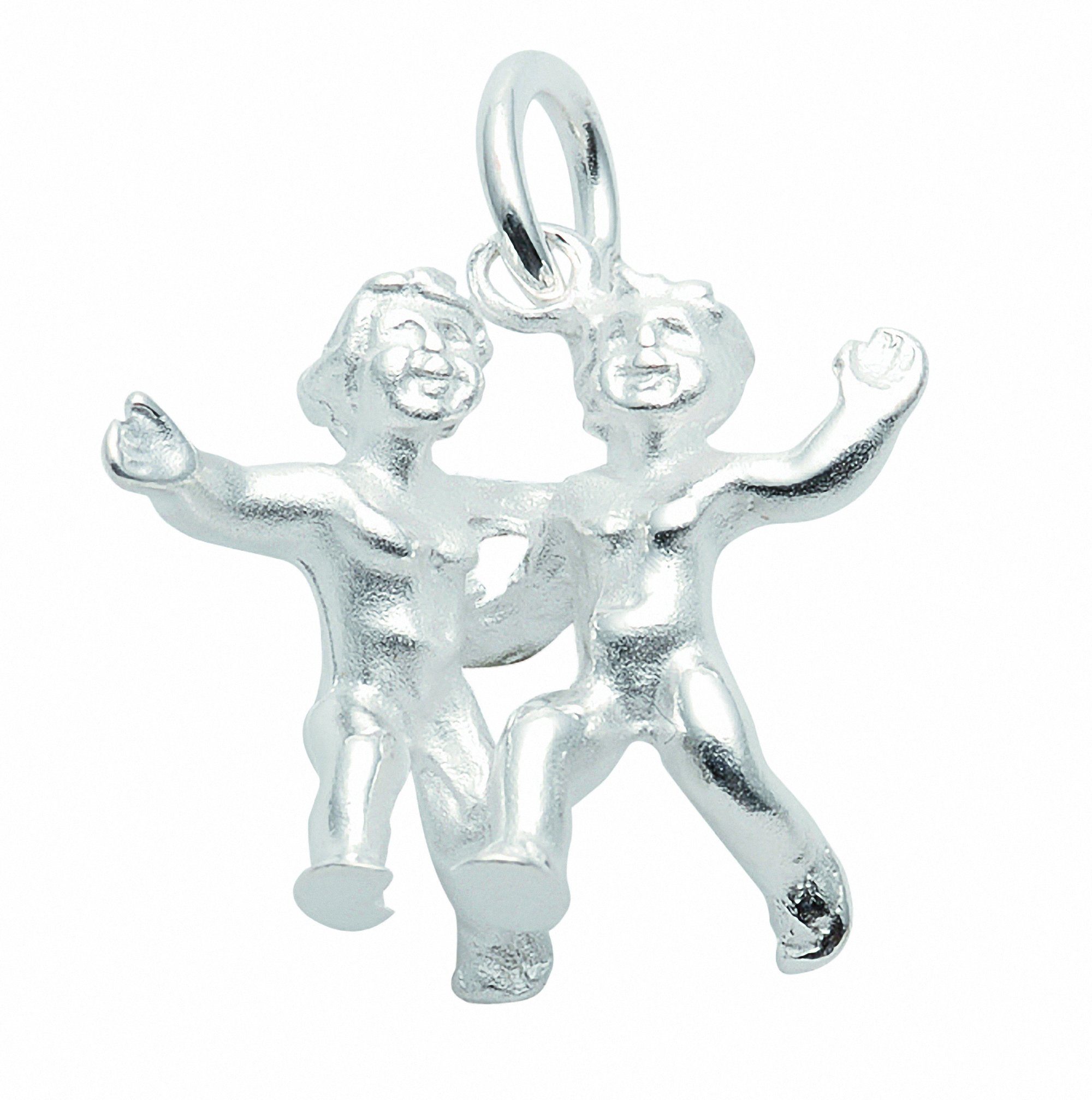Silber Schmuckset Anhänger 925 Zwilling, Anhänger Halskette - Adelia´s Sternzeichen mit Set mit Kette