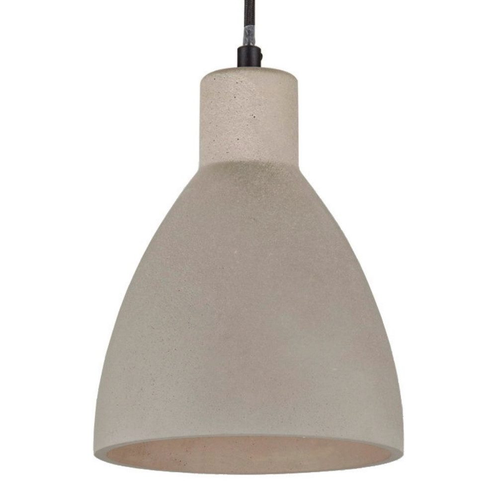 famlights Pendelleuchte famlights, Betonpendelleuchte Judith in Grau E27 max. 25W