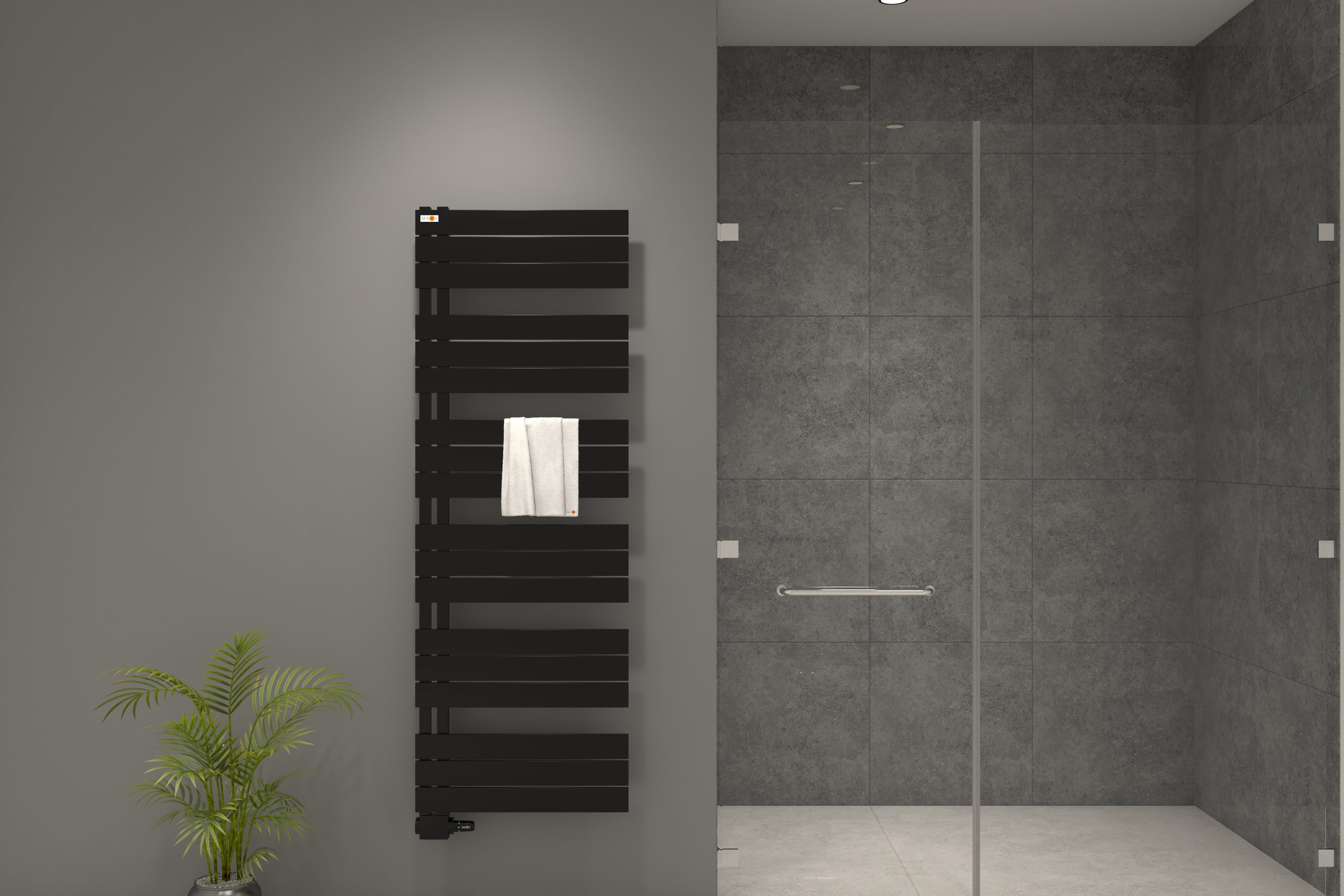 MERT Designheizkörper Badheizkörper Handtuchtrockner Handtuchwärmer Seitenanschluss Design