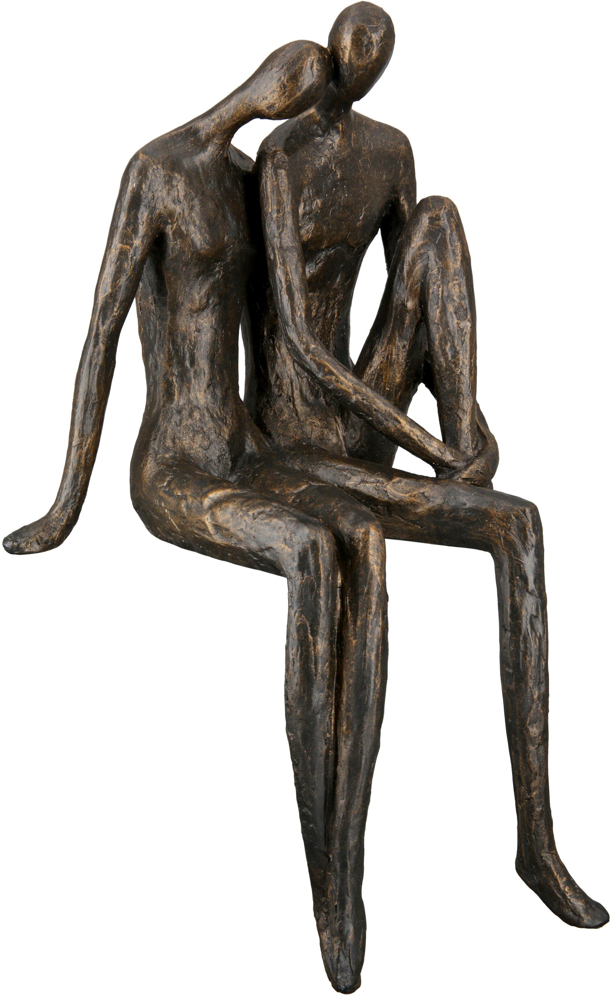 Casablanca by Gilde Kantenhocker Skulptur XL Couple (1 St) | Kantenhocker