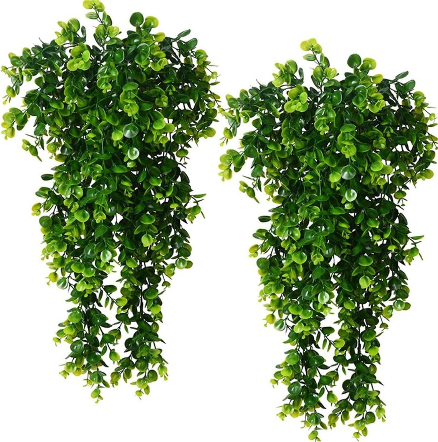 Kunstblumenstrauß 2 Stück Outdoor Dekor Hängepflanzen günstig online kaufen