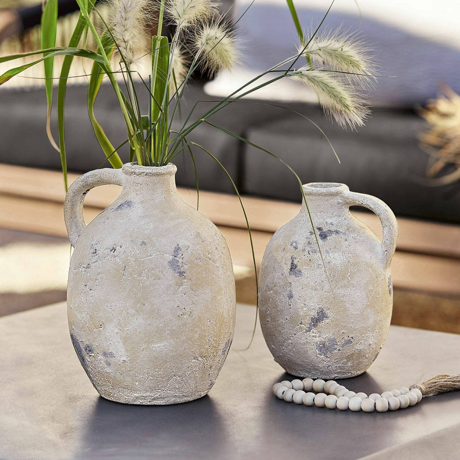 Mirabeau Übertopf Vase 2er Set Yvorne günstig online kaufen