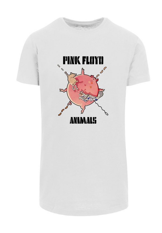 F4NT4STIC T-Shirt Pink Floyd Fat Pig - Premium Rock Metal Musik Fan Merch  Herren,Premium Merch,Lang,Longshirt,Bandshirt