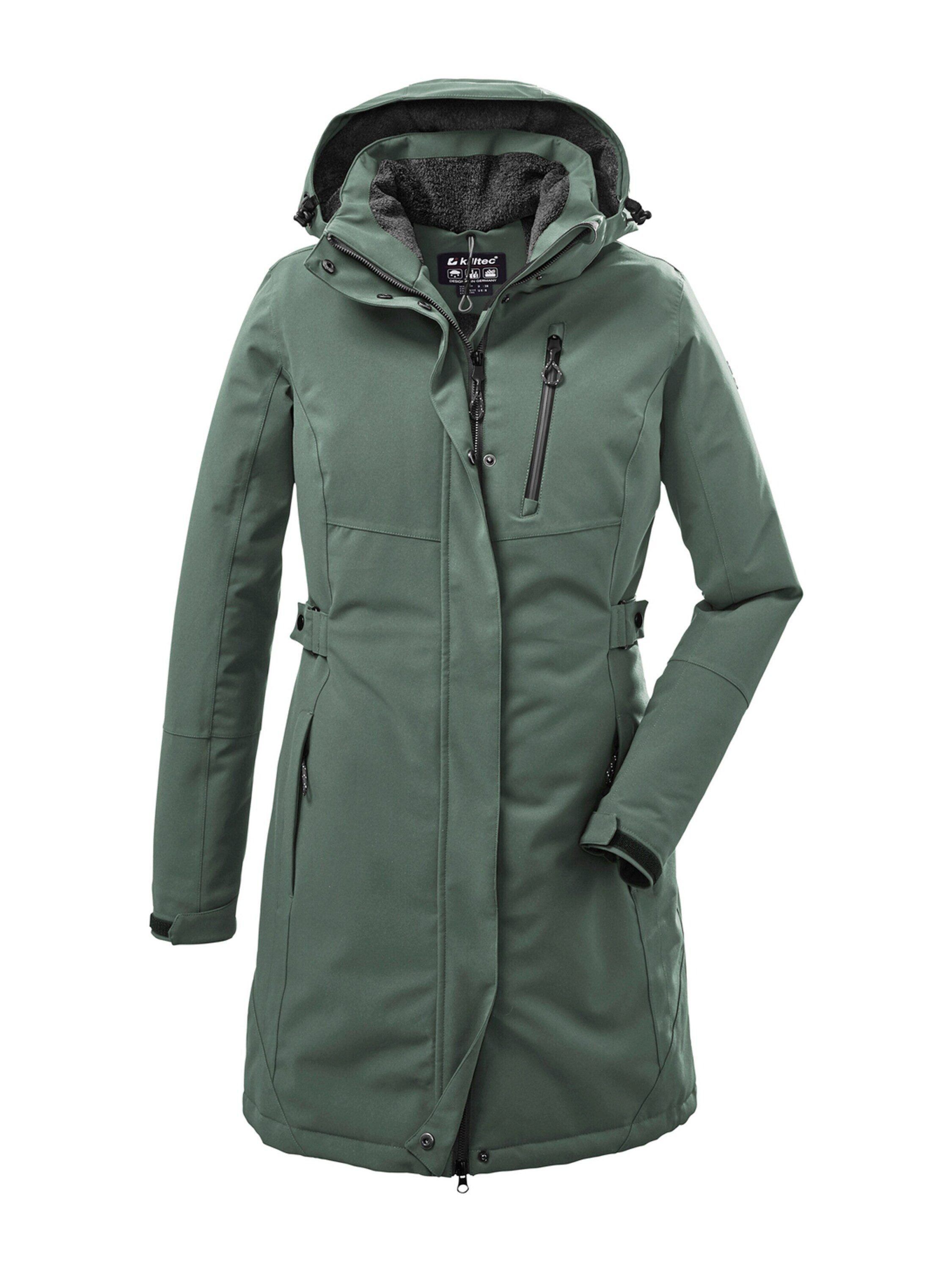 Killtec Parka "KOW 165 WMN PRK", Wasser- und winddichter Parka mit Teddyfle günstig online kaufen