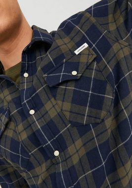 Jack & Jones Langarmhemd JJSHERIDAN FALL CHECK SHIRT LS mit Brusttaschen