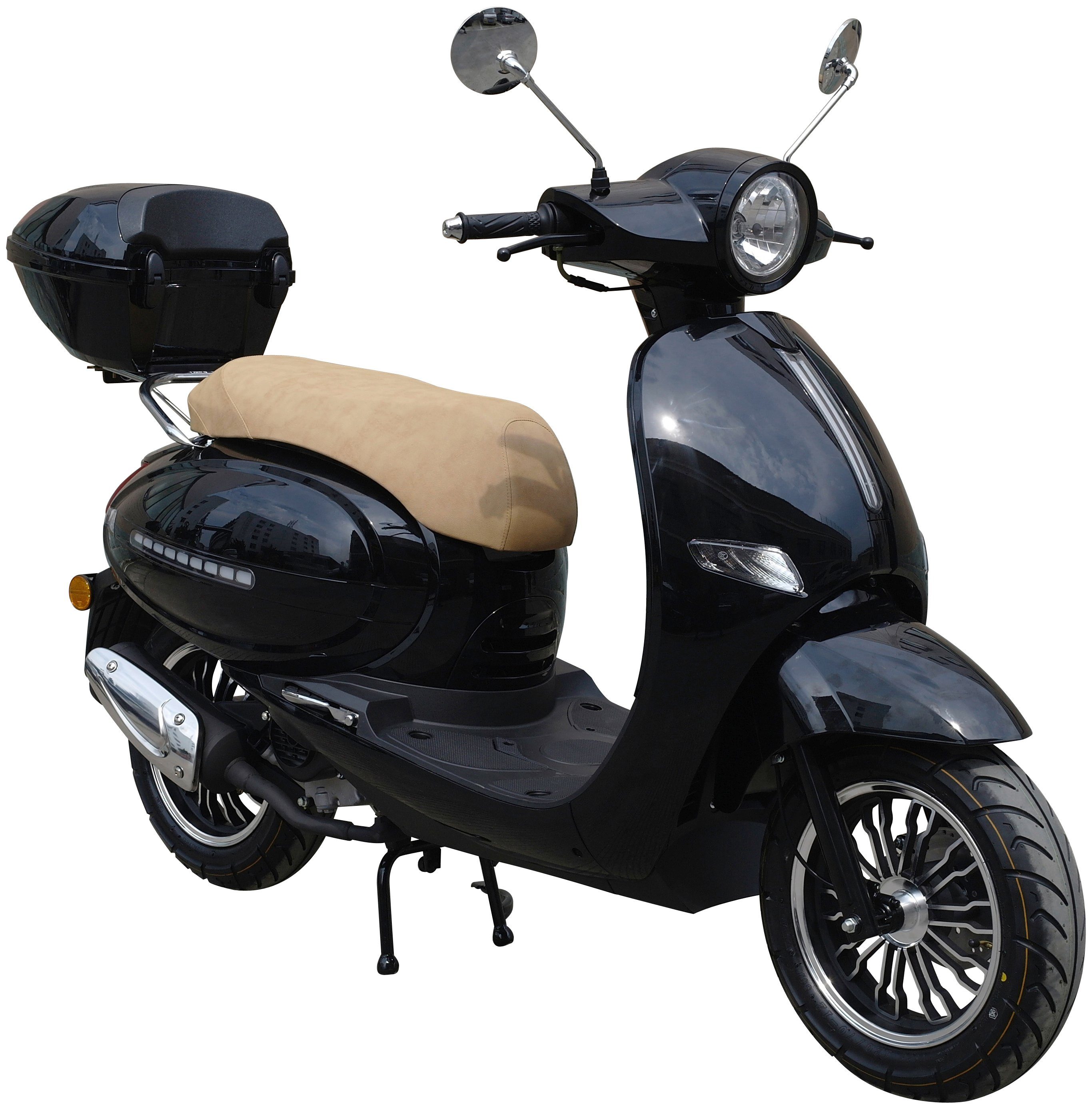 GT UNION Motorroller »Medina«, 50 ccm, 45 km/h, Euro 5, (Set), mit Topcase  online kaufen | OTTO