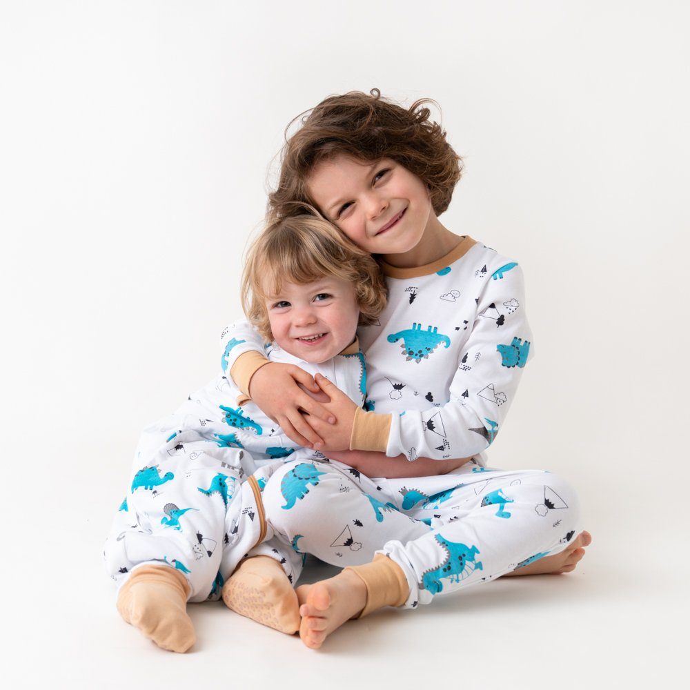 Baumwolle zertifiziert Schlummersack aus Jurassic Pyjama Bio OEKO-TEX Kinder-Pyjama
