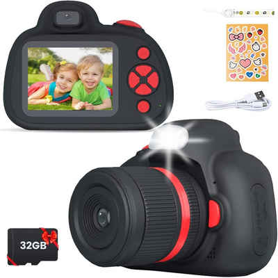 Kind Ja Spielzeug-Kamera Kinder Kamera,Kreative Kinderkamera,Digitalkamera,4800w, 1200mAn, 32GB, Es können Fotos gemacht werden. Video, mit Blitzlicht