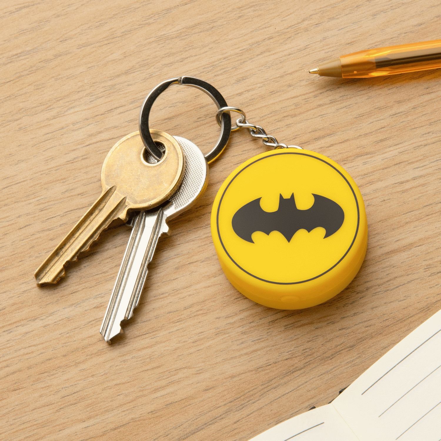 Schlüsselanhänger Paladone mit Logo LED Batman Licht Schlüsselanhänger