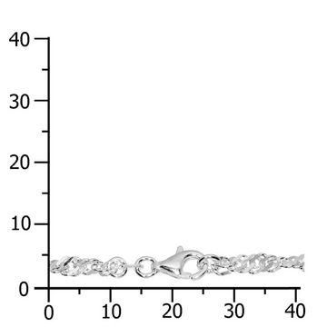 OSTSEE-SCHMUCK Silberkette - Singapur 3,3 mm - Silber 925/000 -, (1-tlg)