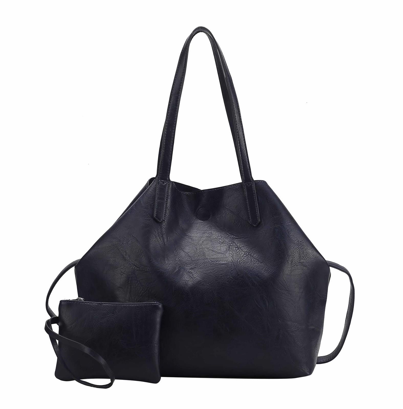 Schultertasche Damen Tasche SET 2in1 Umhängetasche XXL Shopper Reise Urlaub Outdoor