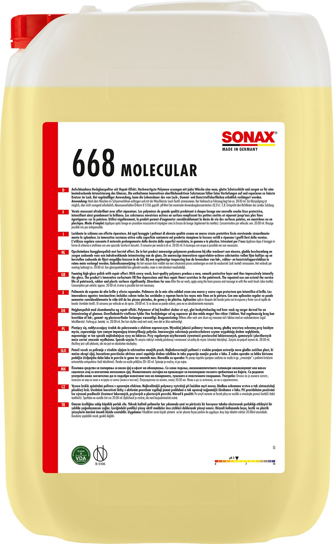 Sonax SONAX MOLECULAR 25 L Auto-Reinigungsmittel