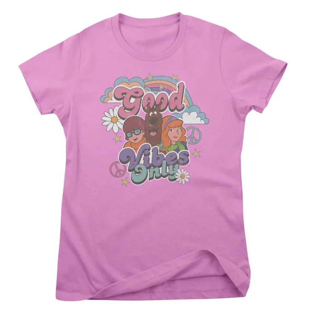Scooby Doo T-Shirt Good Vibes Only Girly Tee