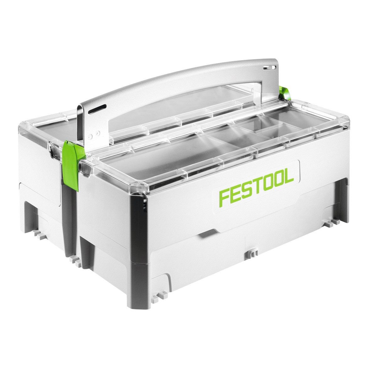 FESTOOL Werkzeugkoffer SYS-SB Storage Box Werkzeugkoffer mit schwenkbaren Oberfächern (4999